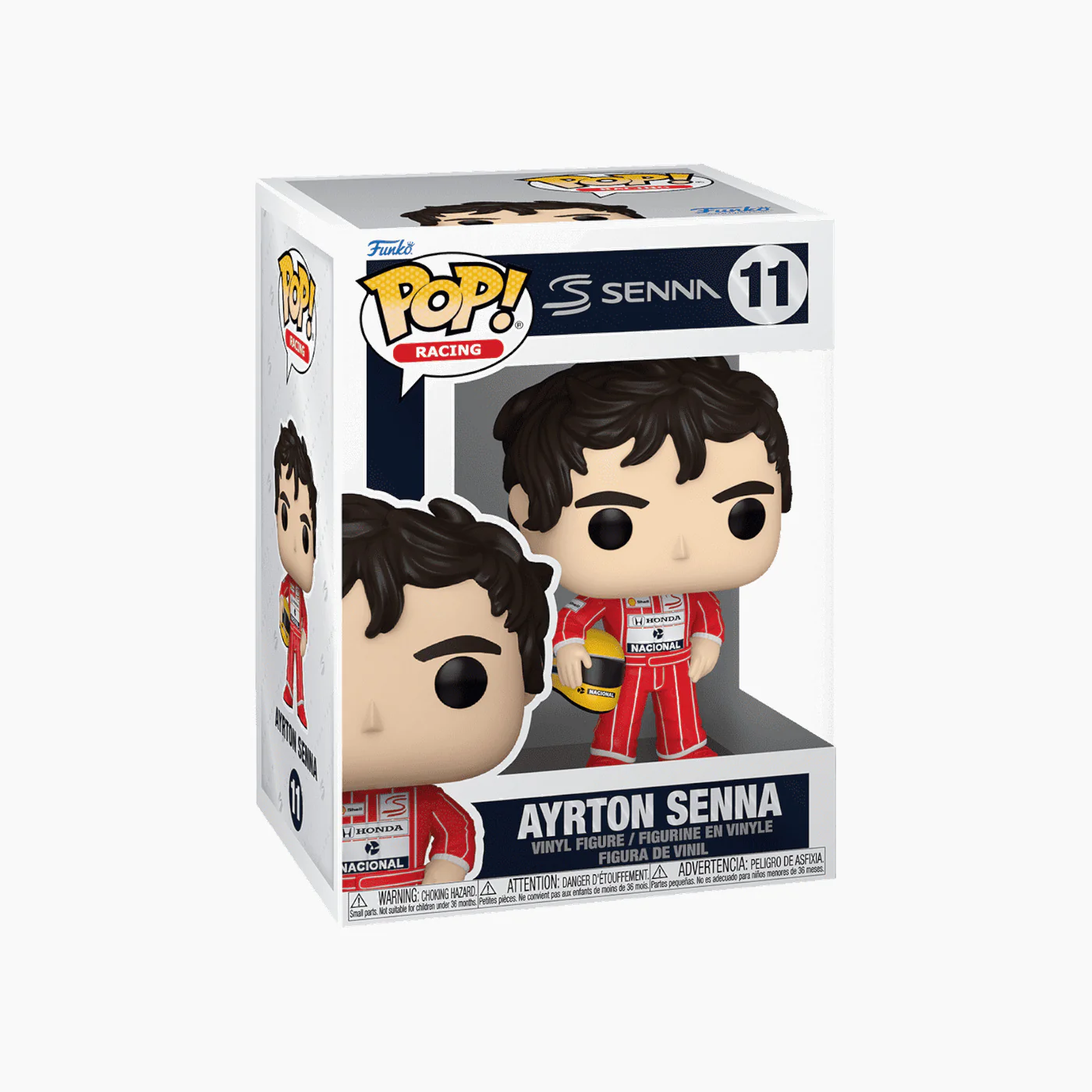 Funko Pop! Racing: Formula 1- Ayrton Senna Mclaren Racing Suit - Image 2