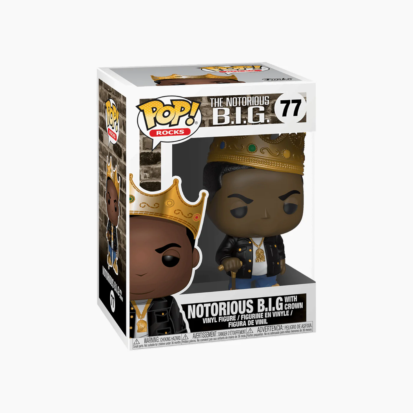 Funko Pop! Rocks: Music- Notorious B.I.G. With Crown - Image 2