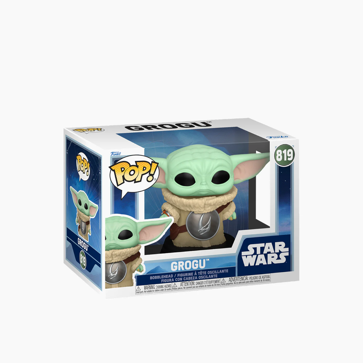Funko Pop! Star Wars: Grogu With Mudhorn Chest Armor - Image 2