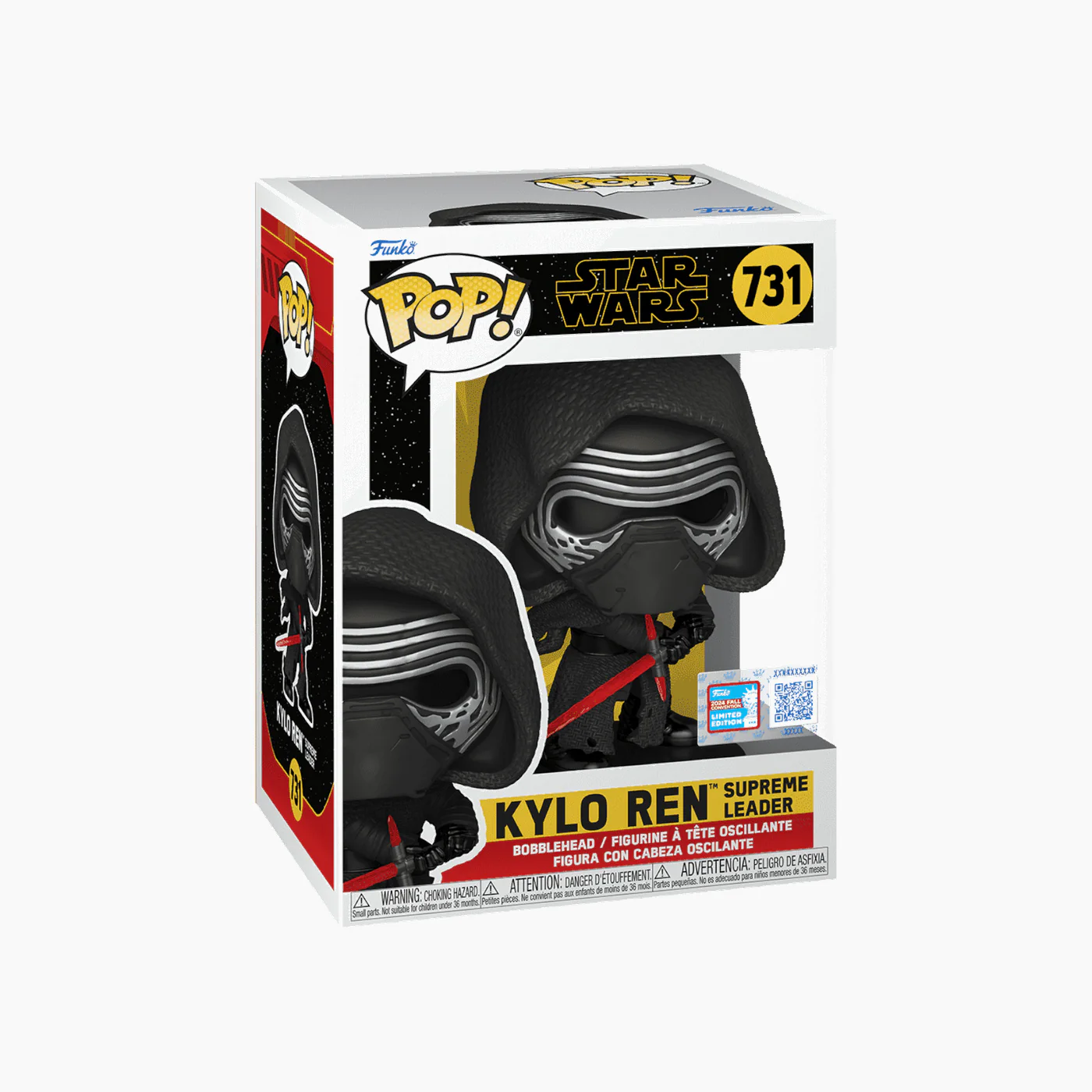 Funko Pop! Star Wars: Kylo Ren Supreme Leader With Hood Nycc'24 - Image 2