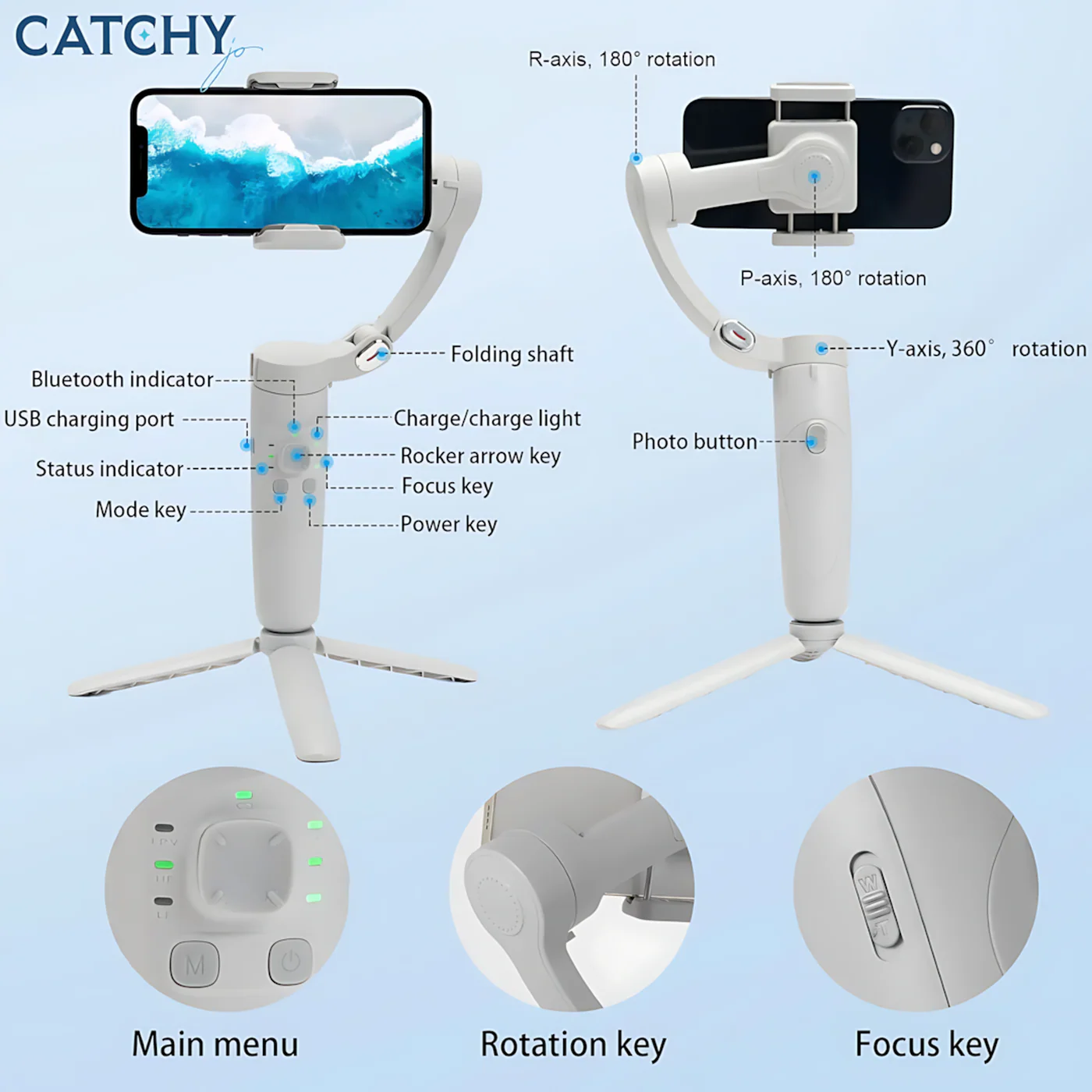Gimbal Portable Handheld Stabilizer - Image 2