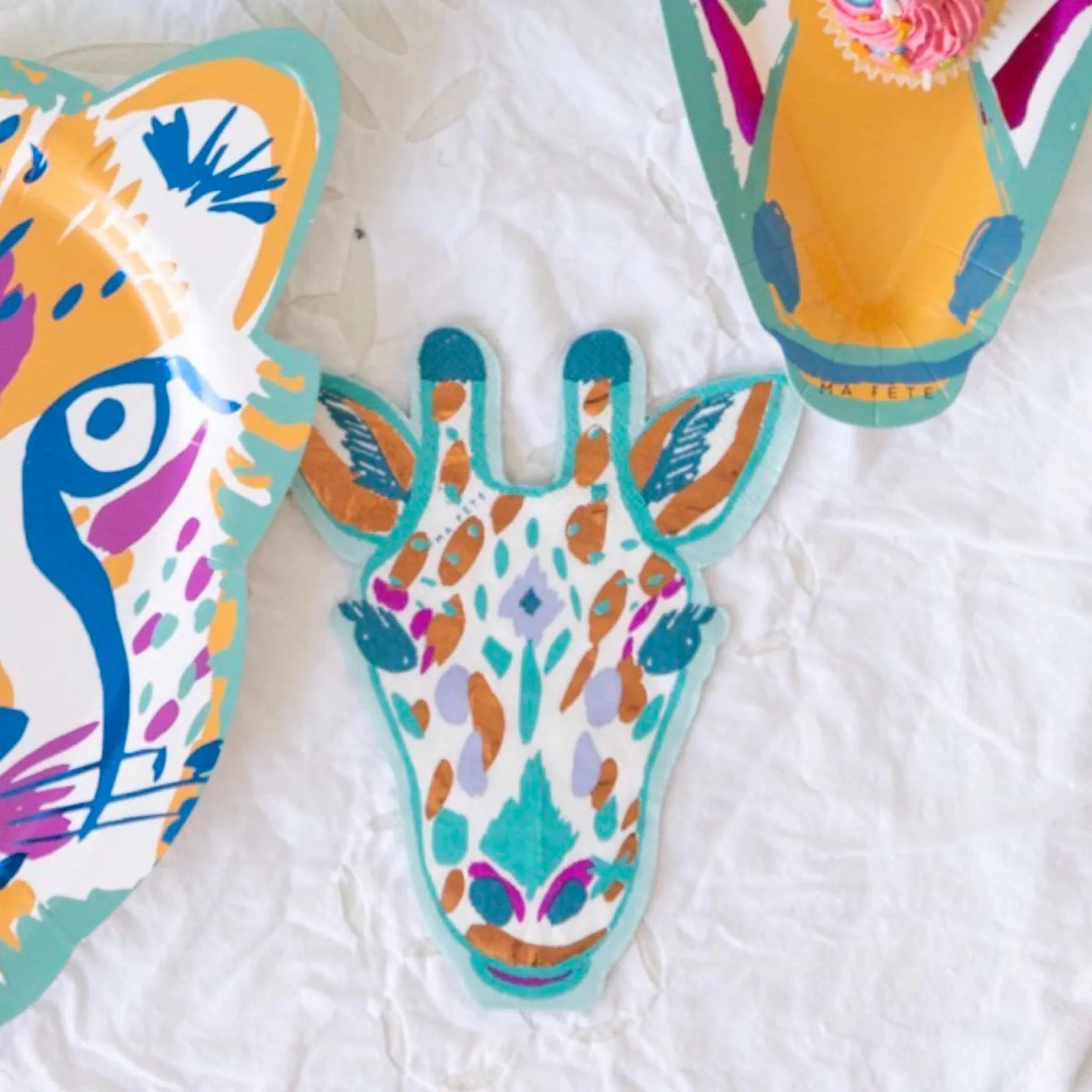 Ma Fete Giraffe Napkins - Set of 16 - Image 5