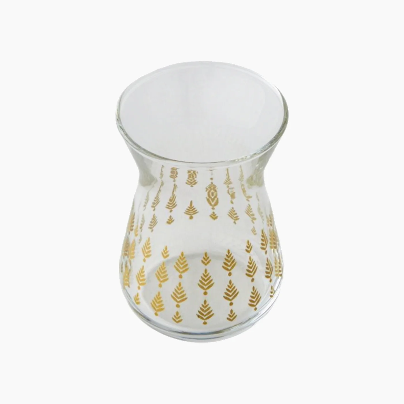 EH Living Glass 6 pcs Tea Glass 132 ml Transparent - Gold