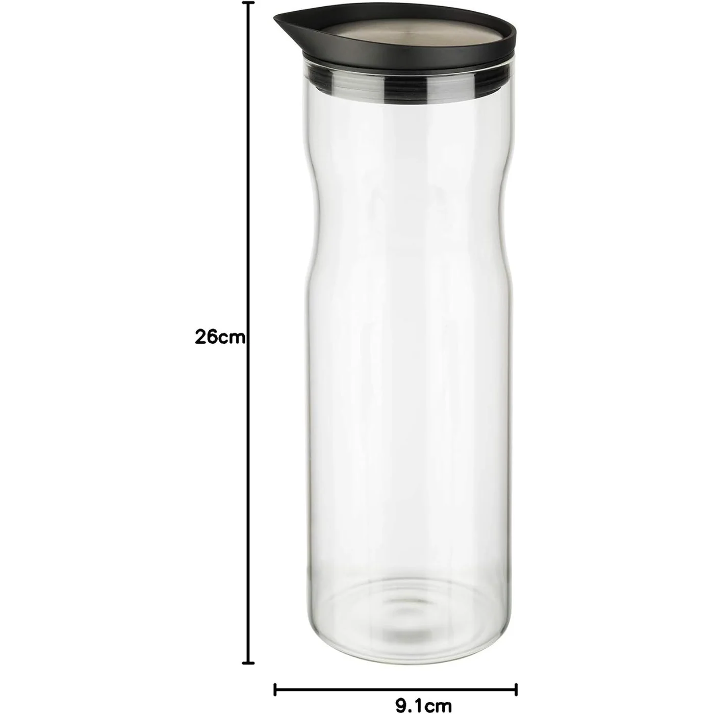APS Glass Carafe 1 Liter - Image 4