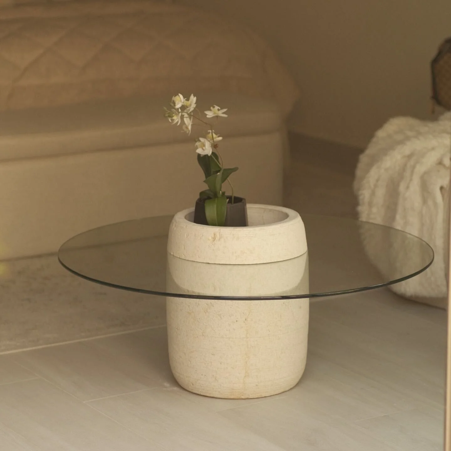 Glass Stone Coffee Table - Image 4