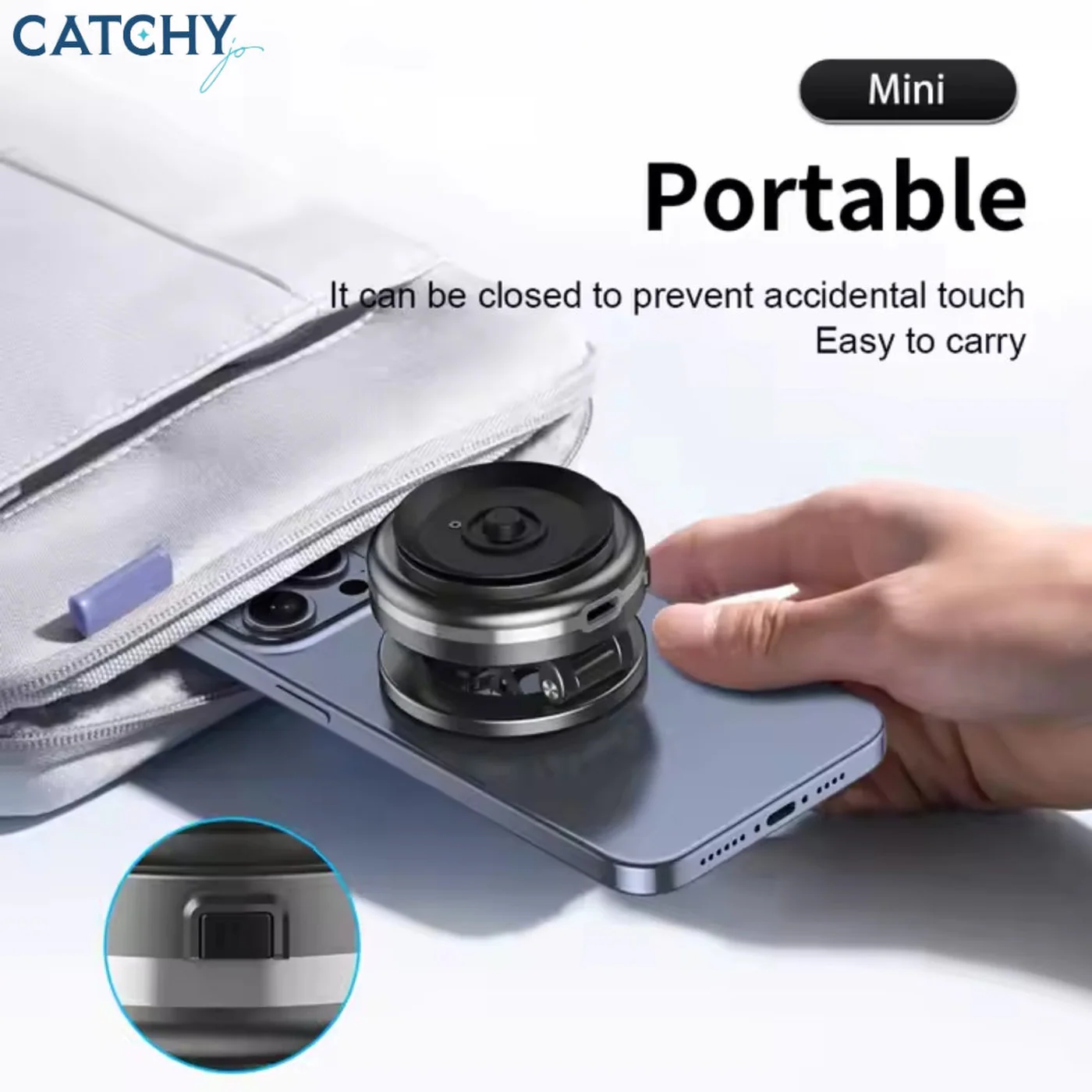 C.JO Glass Vacuum Suction Car Phone Holder - Image 3