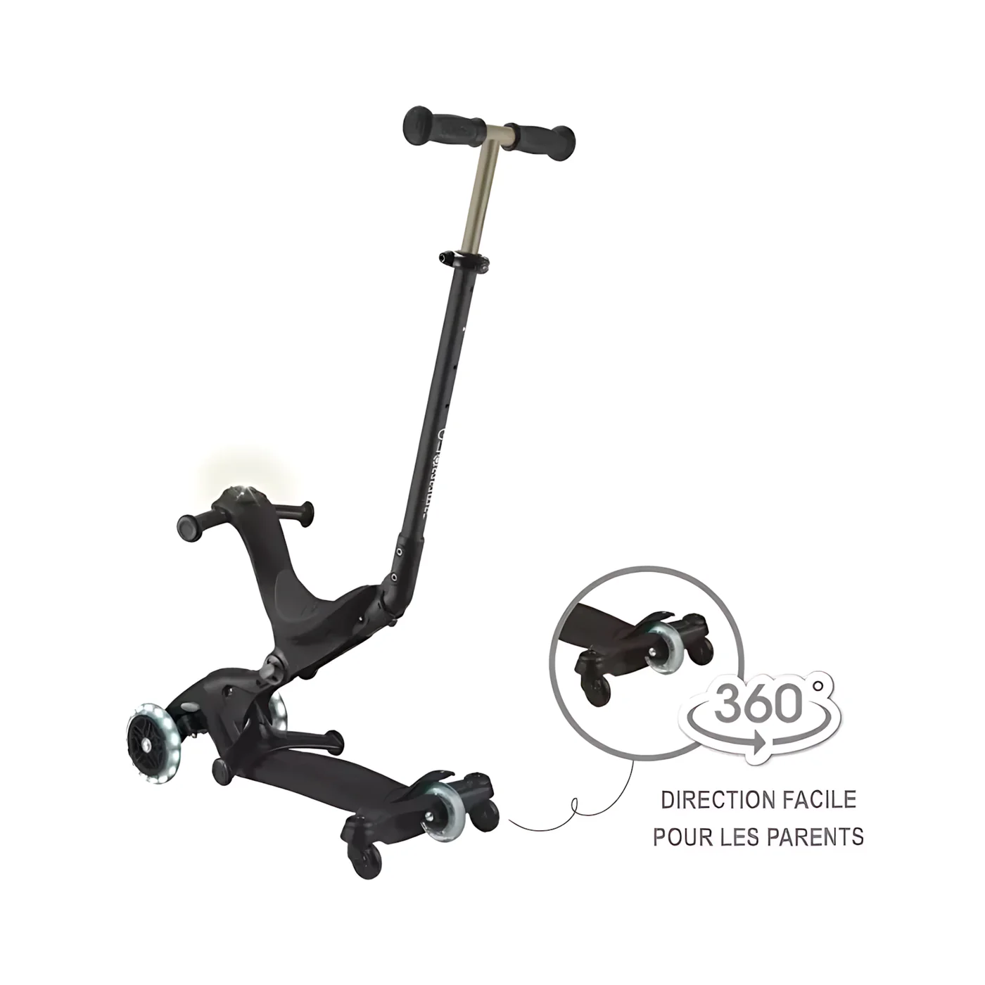 Globber Go Up Deluxe Lights 360° Scooter - Image 7