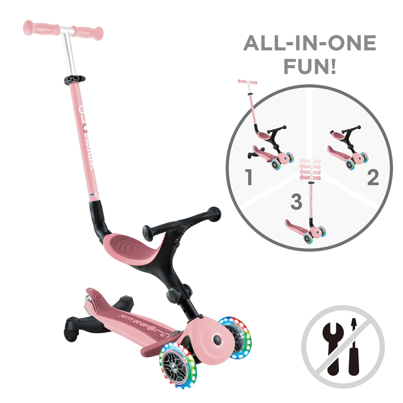 Globber Go Up Active Lights Scooter - Image 18