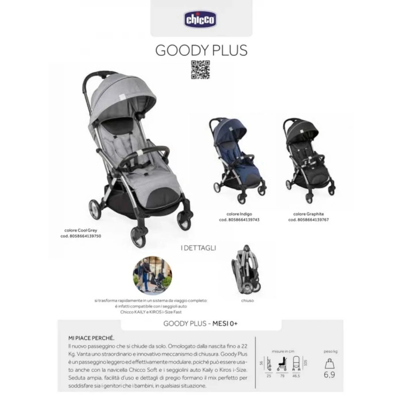 Chicco Goody Plus Stroller - Image 3