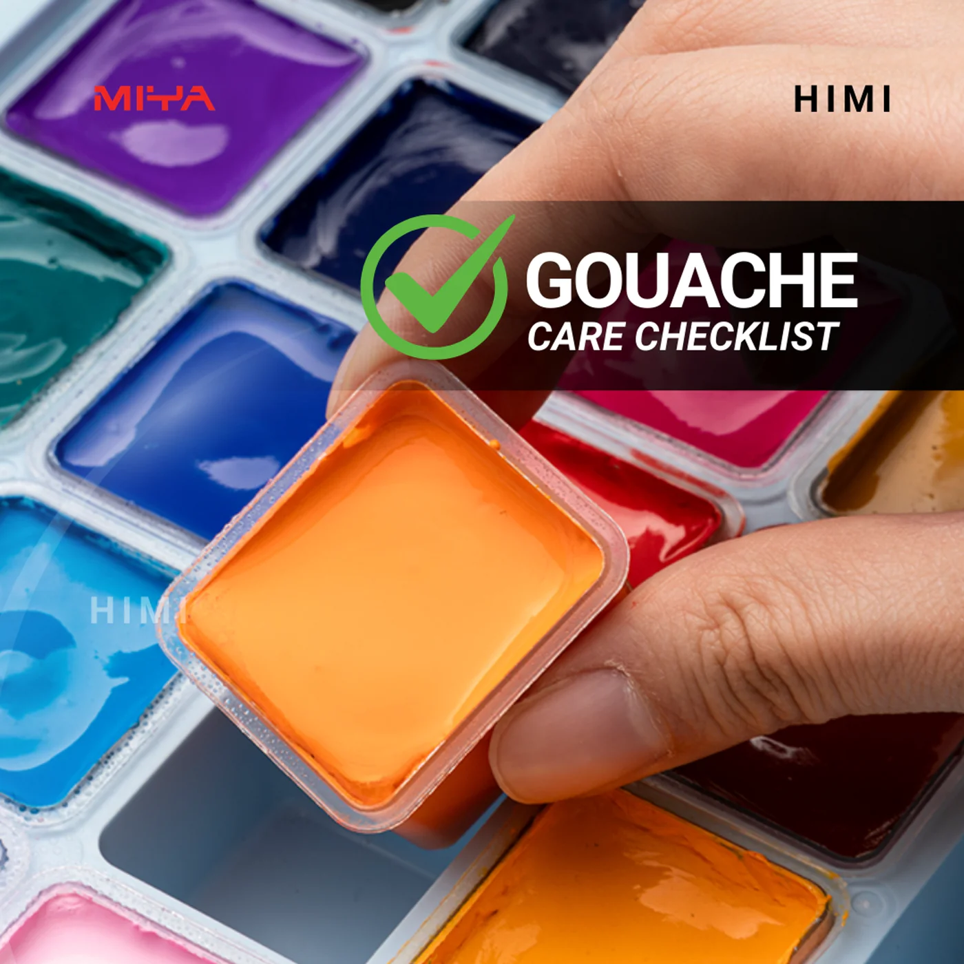 Miya Gouache Paint Set - Image 6