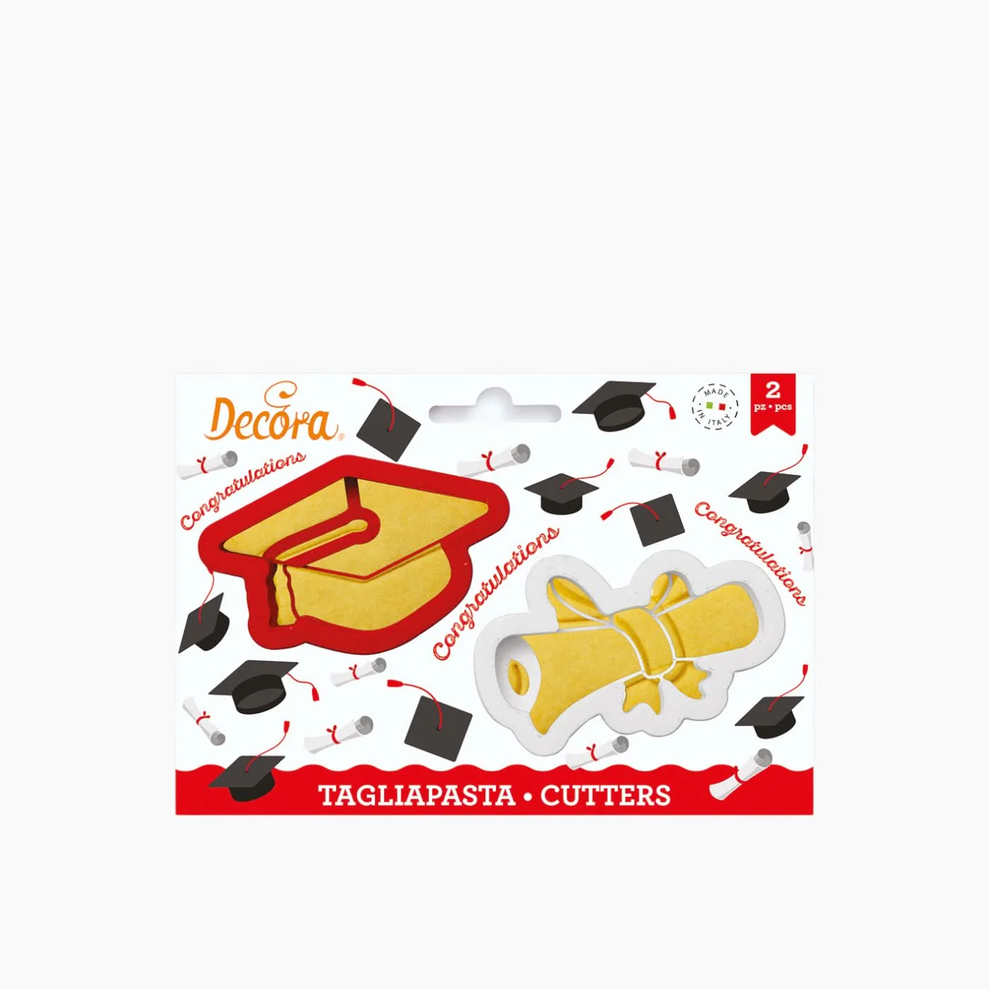 Decora Graduation Cookie Cutters