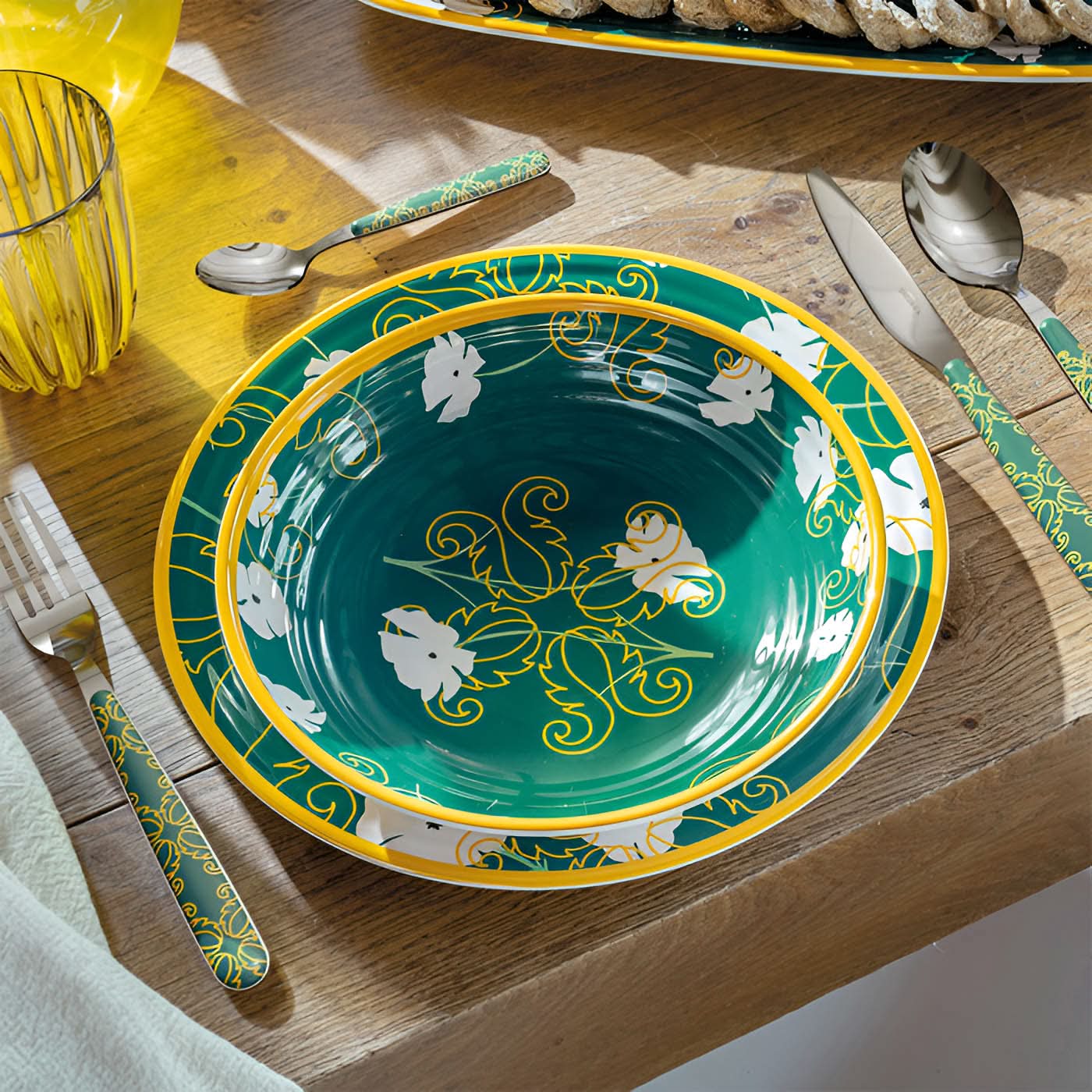 Guzzini Green Fusion Soup Plate - Image 2