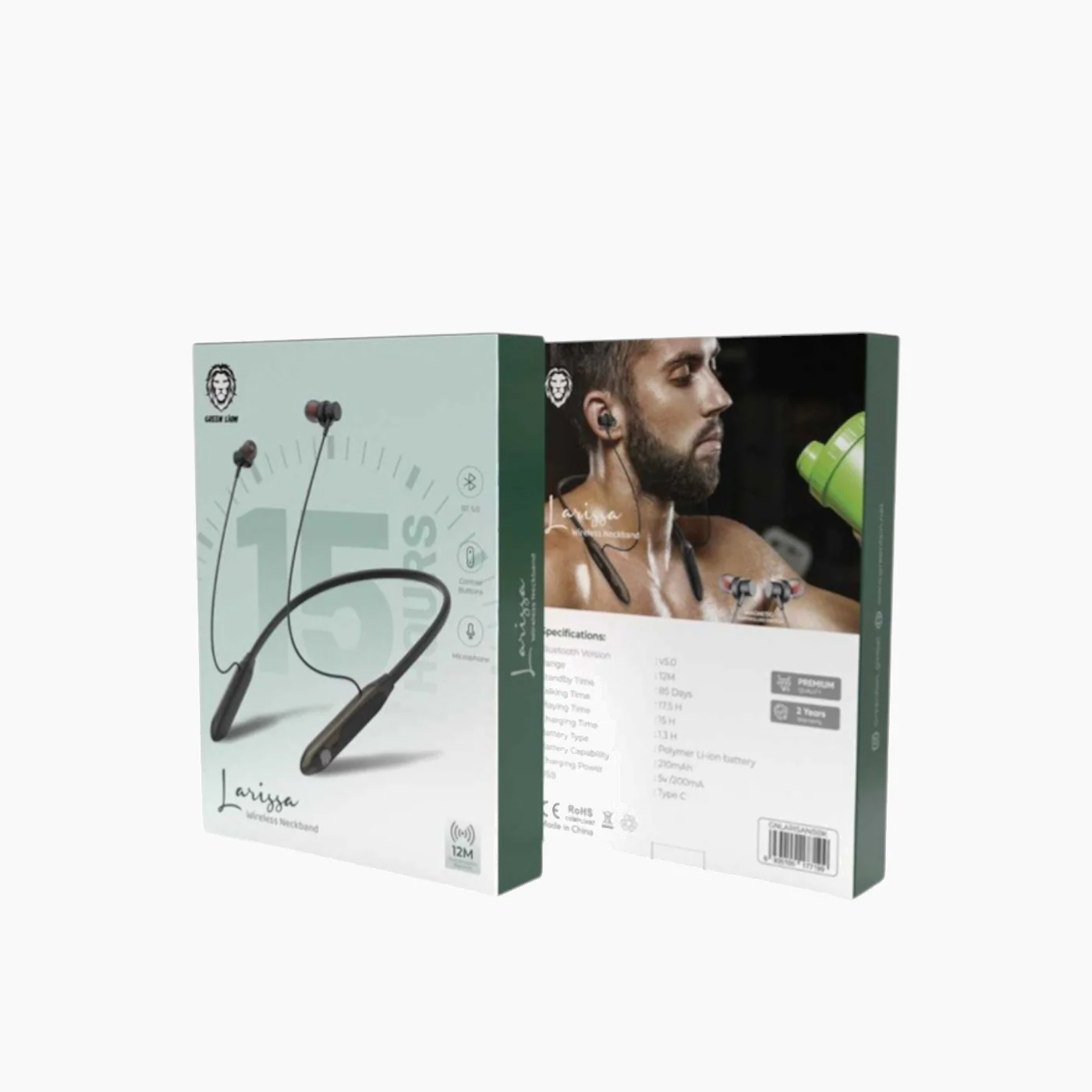 Green Lion Larissa Wireless Neckband Headphones - Image 2