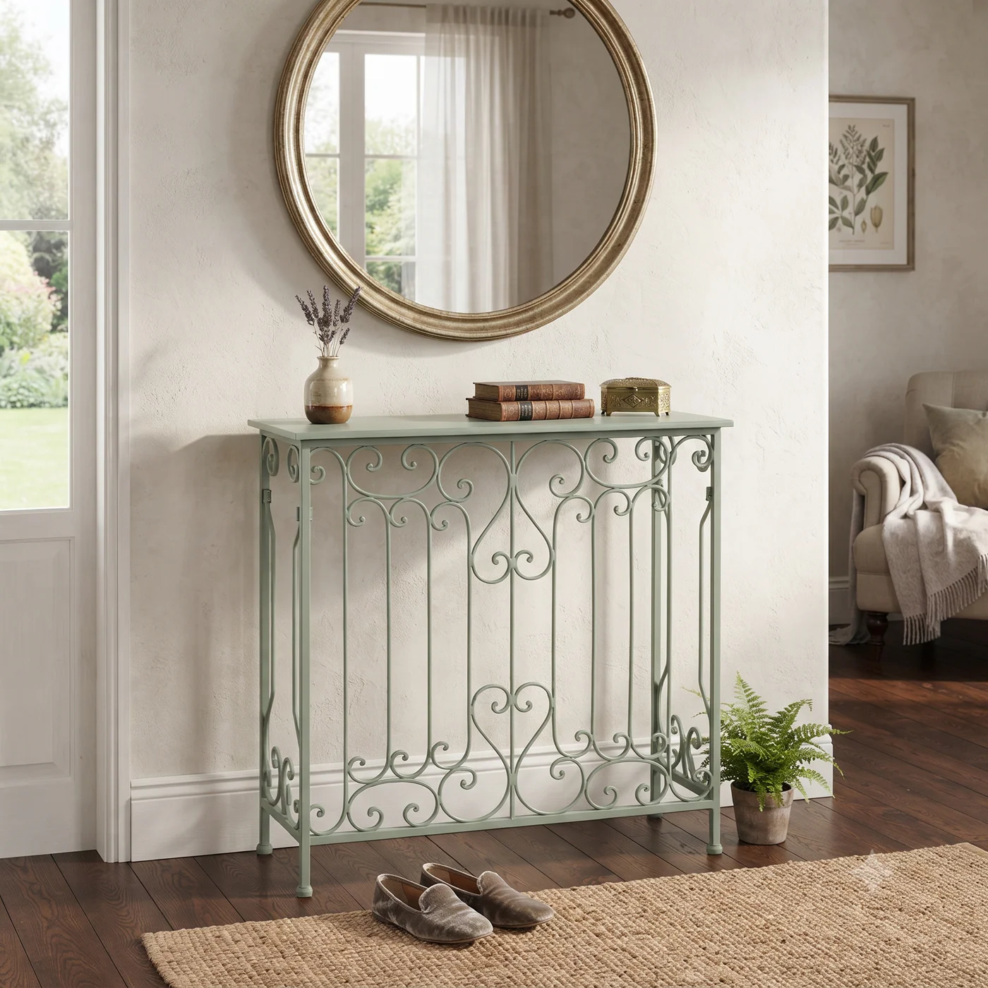 Green Metal Console - Image 2