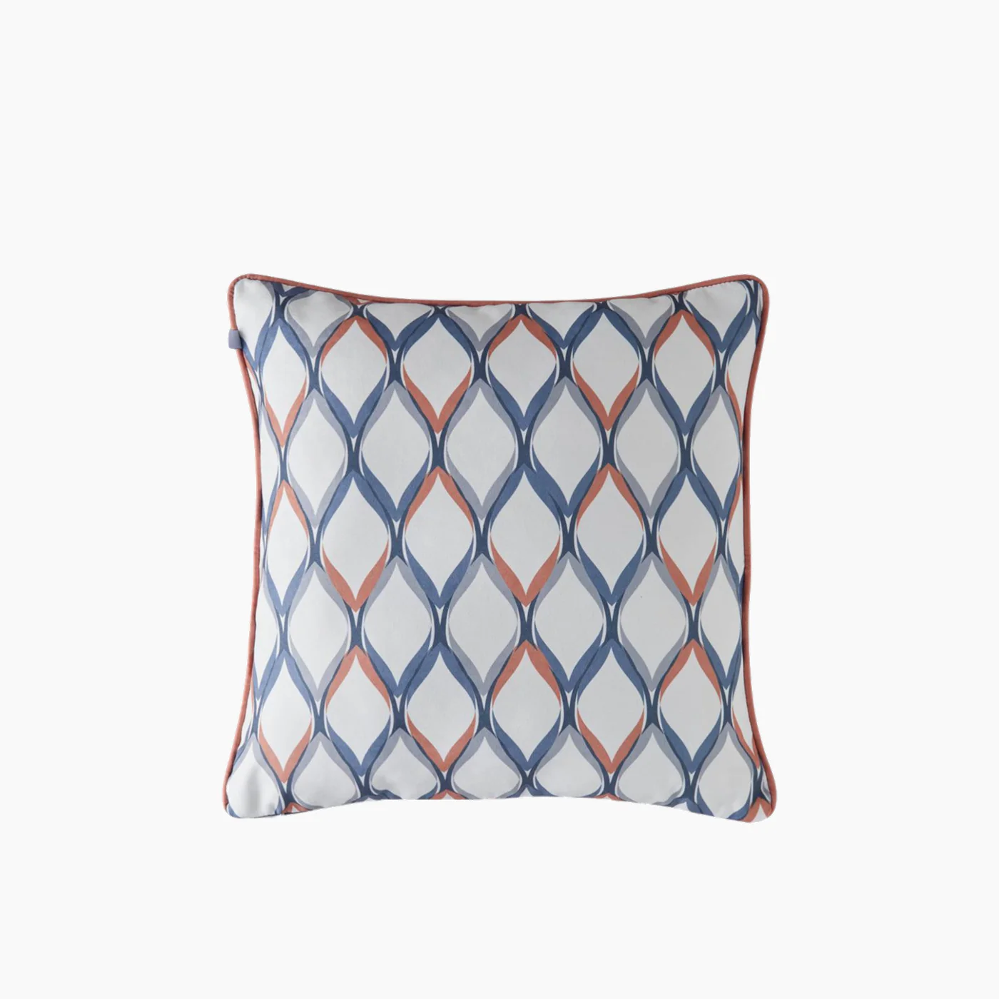 EH Living Grid Double Sided Toss Pillow Cover 45x45 cm Navy Blue - Brick - Image 3