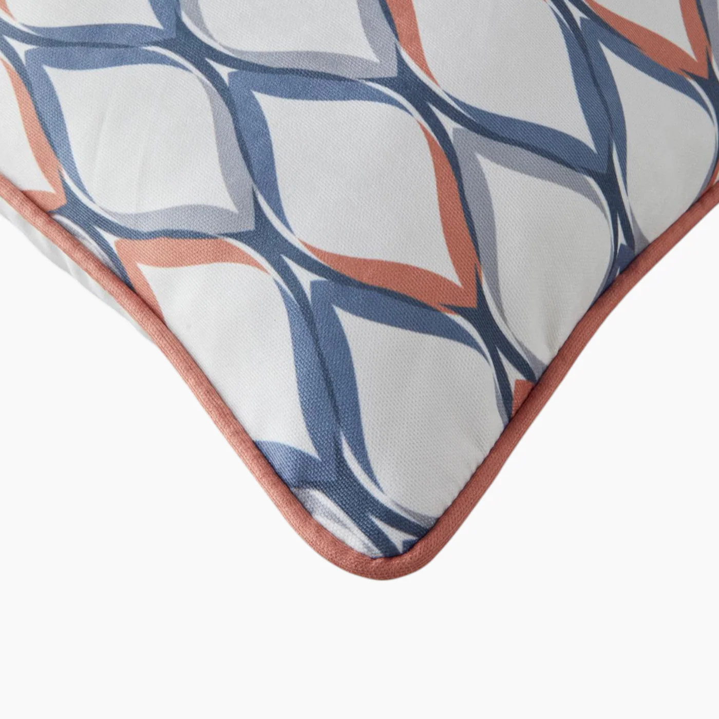EH Living Grid Double Sided Toss Pillow Cover 45x45 cm Navy Blue - Brick - Image 5