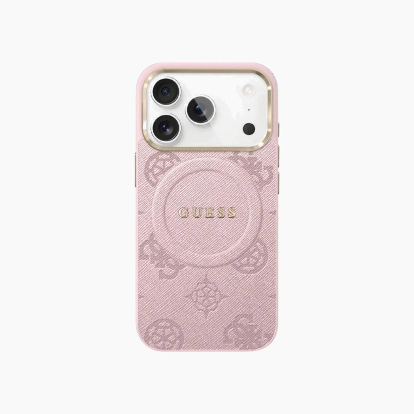 GUESS iPhone PU Saffiano Metal Hardware MagSafe Case - Image 2