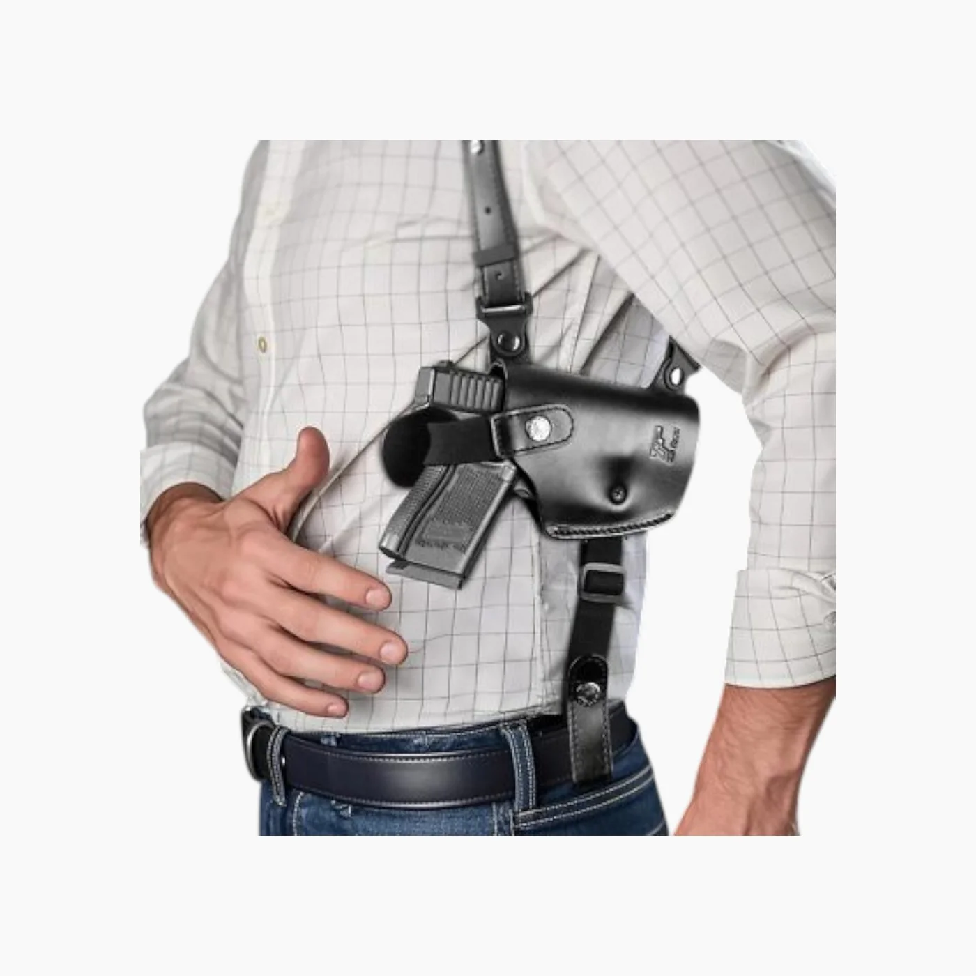 Gun&Flower Universal Leather Shoulder Holster - Image 2