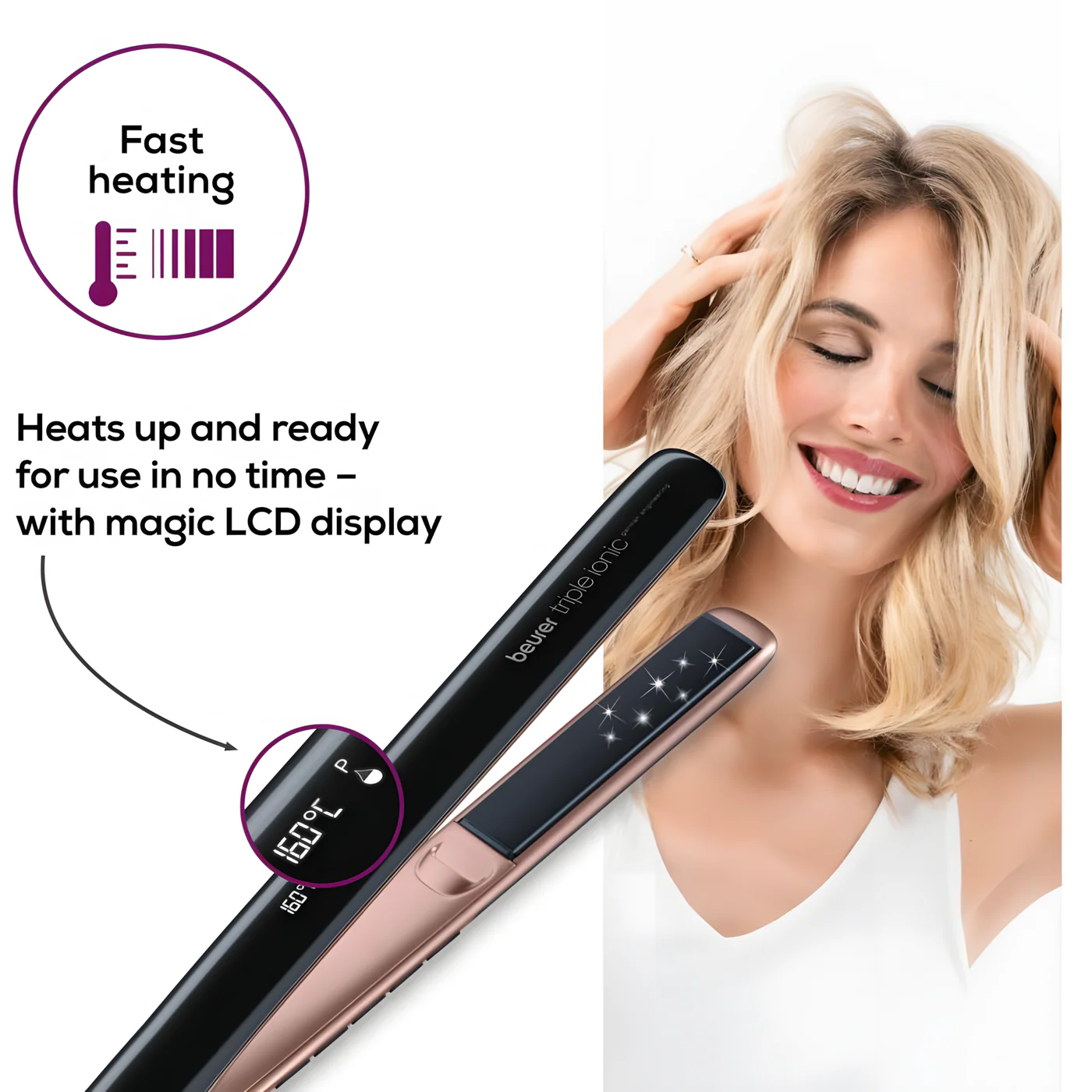 BEURER HS 80 Hair Straightener - Image 6