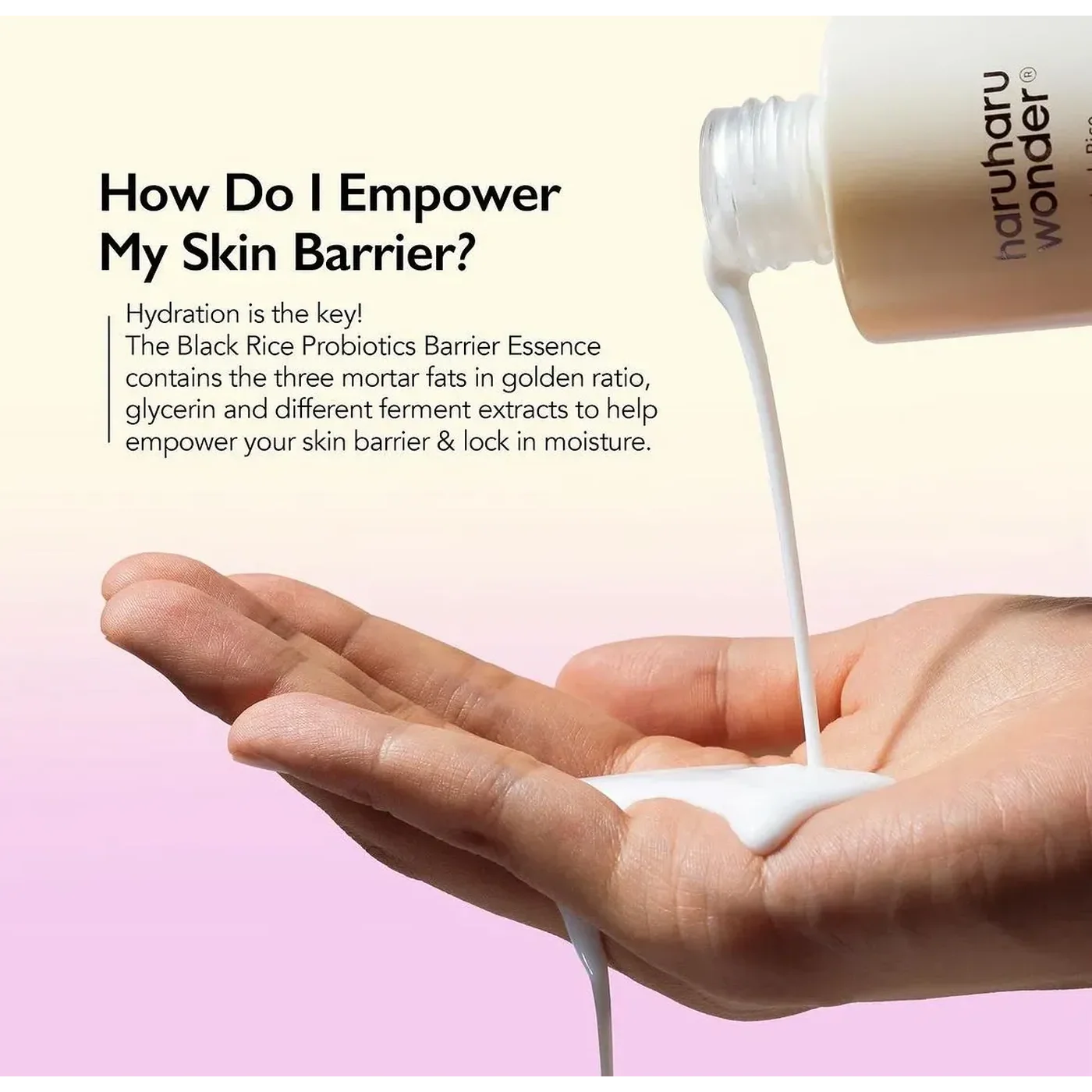 Haruharu Wonder Black Rice Probiotics Barrier Essence - Image 4