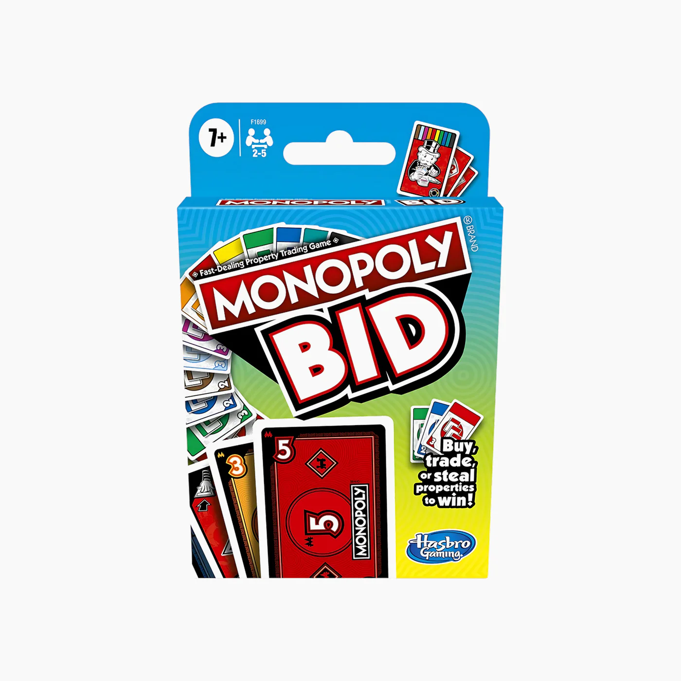 Hasbro Monopoly Bid Card Game