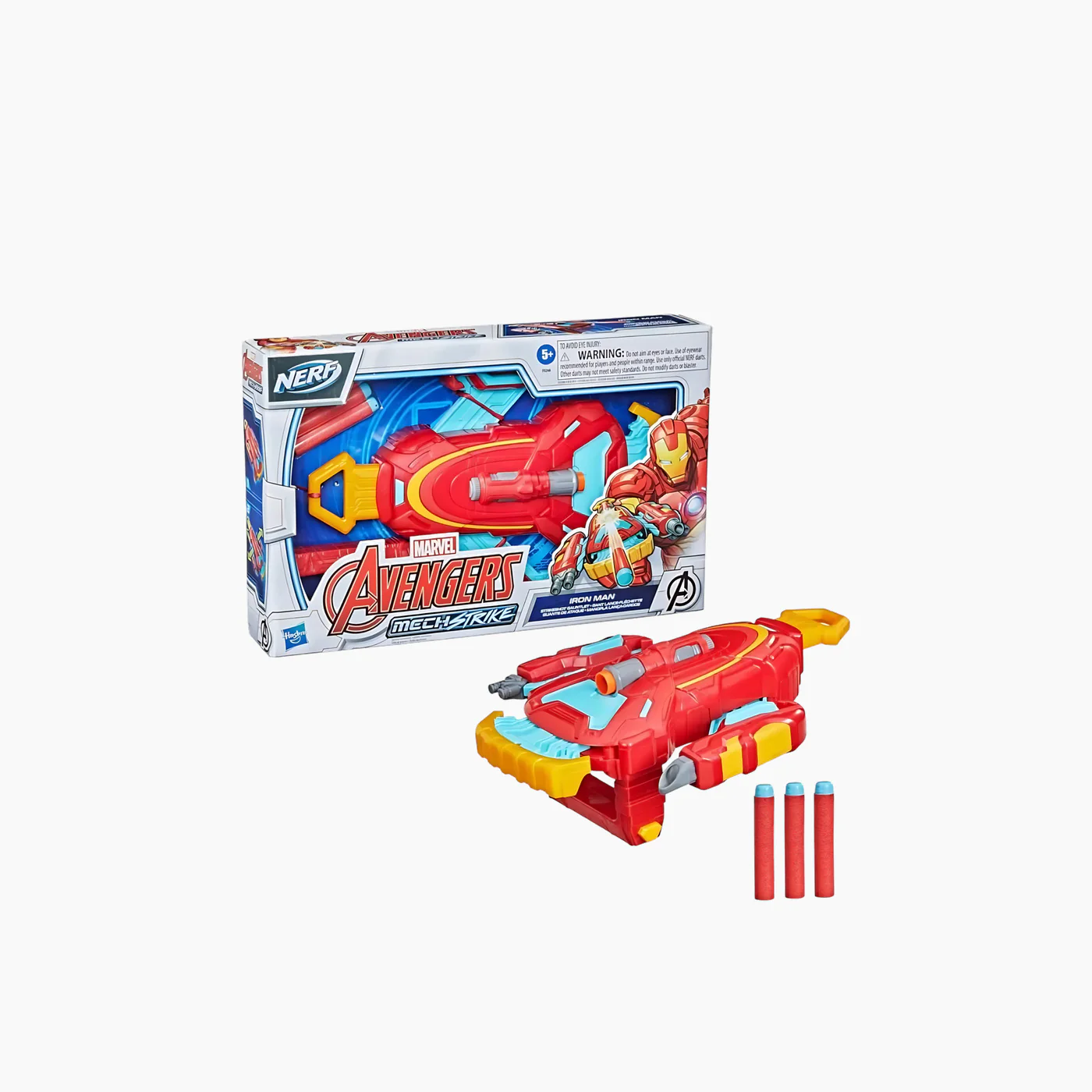Hasbro Nerf Marvel Avengers Mech Strike Iron Man Gauntlet Toy - Image 3