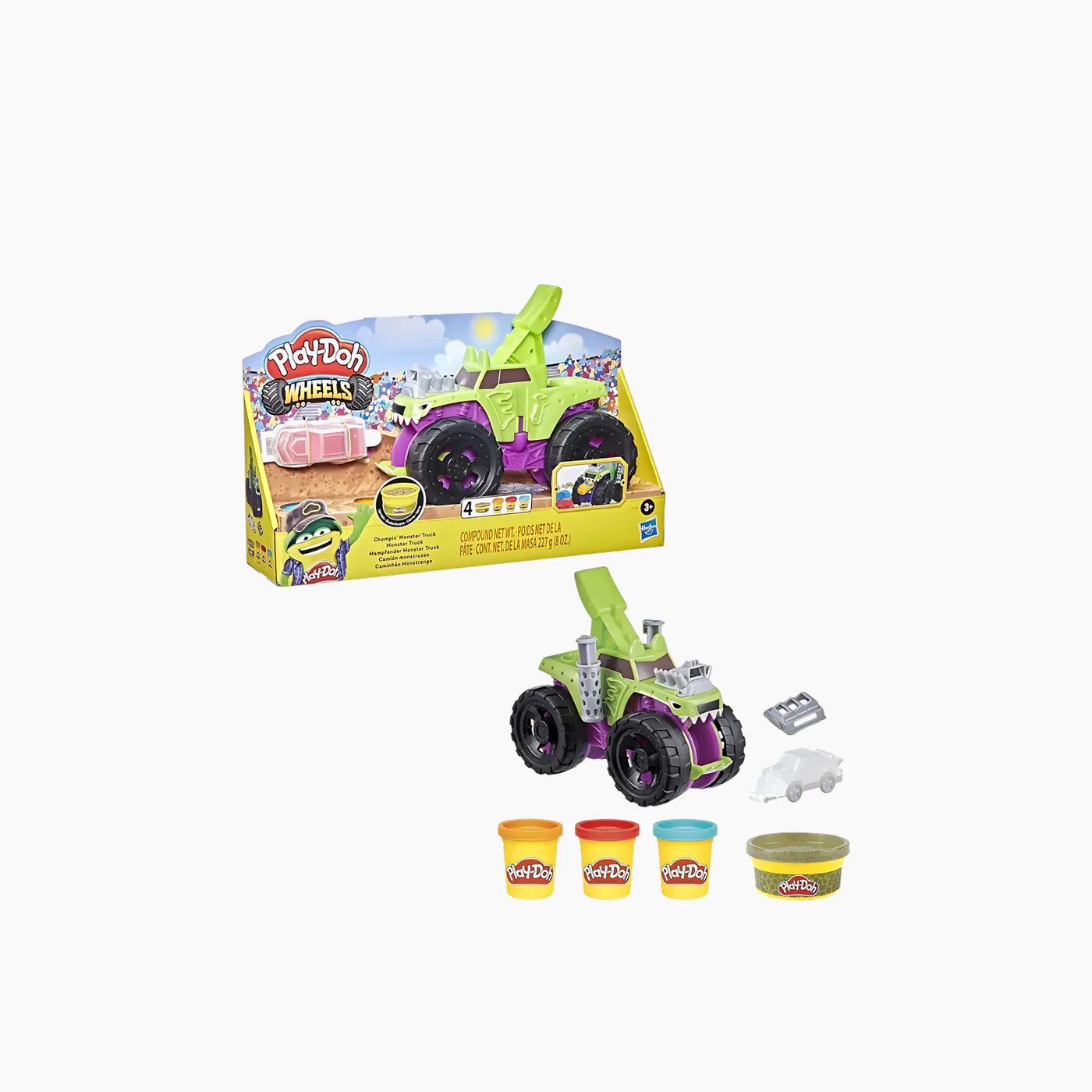 Hasbro Play-Doh Wheels Chompin' Monster Truck Toy - Image 8