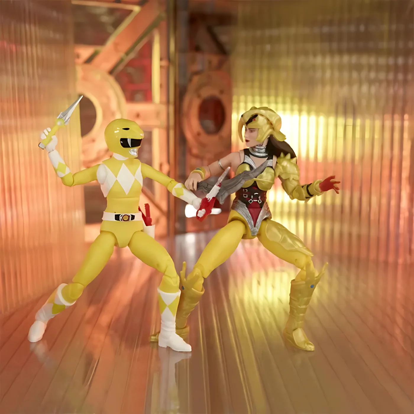 Hasbro Power Rangers Lightning Collection Yellow Ranger Vs. Scorpina Action Figures - Image 4