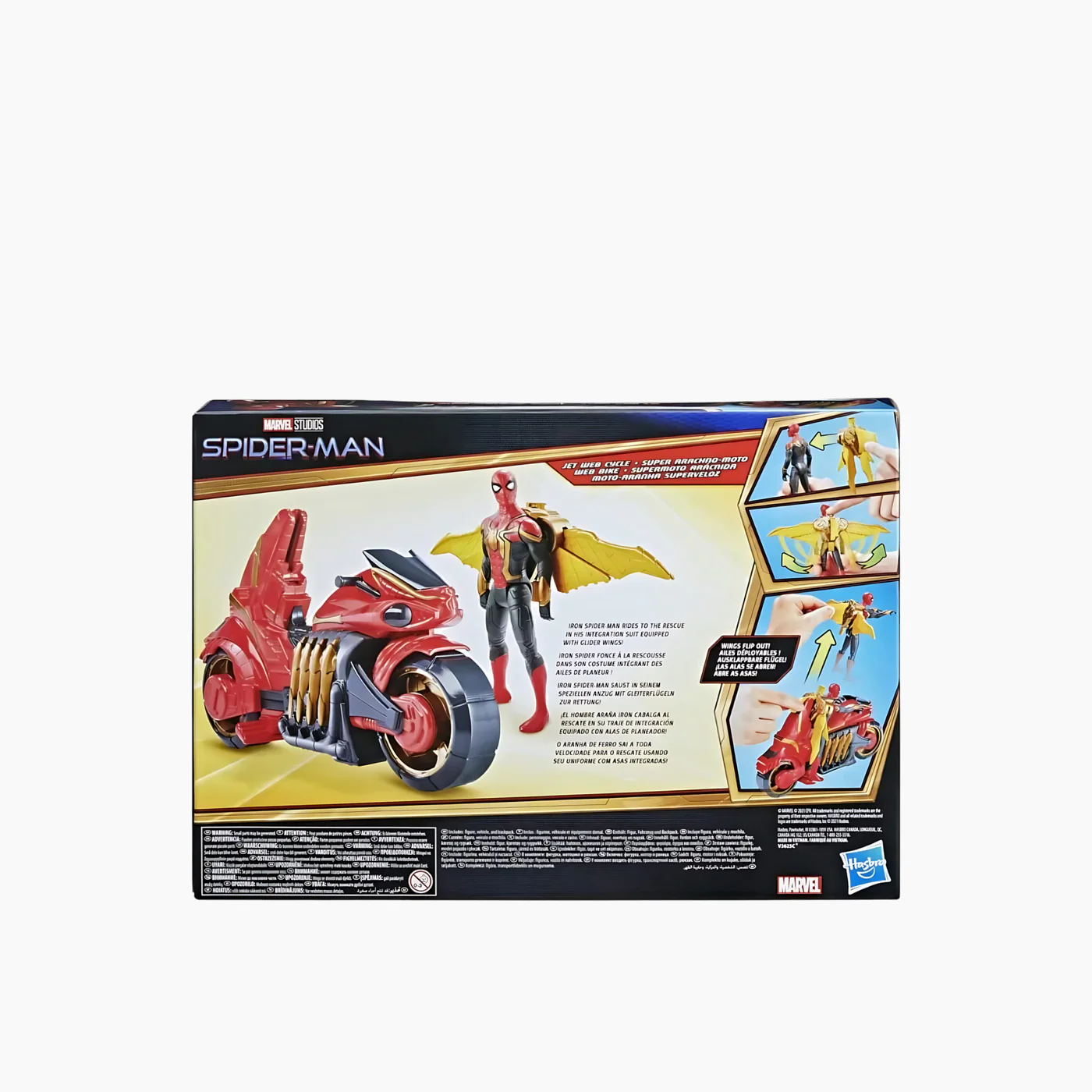 Hasbro Spider-Man Jet Web Cycle Toy - Image 4