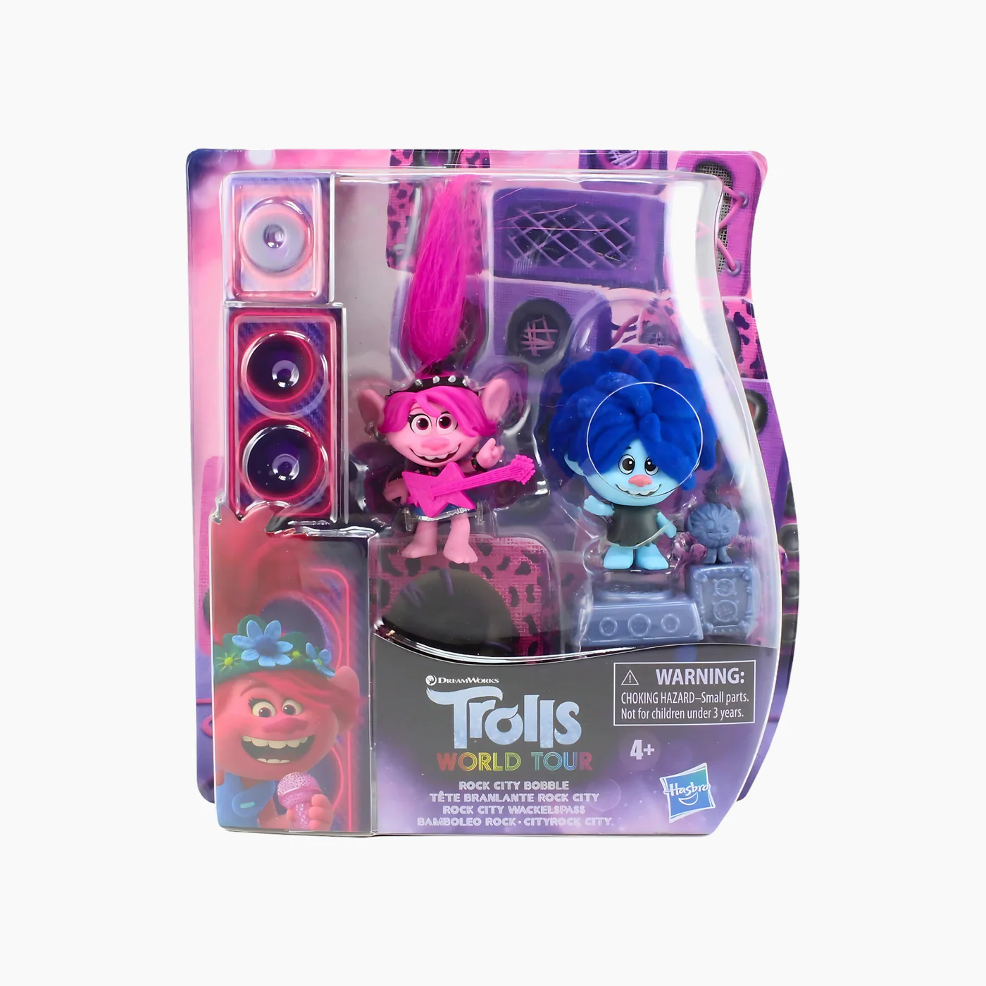 Hasbro Trolls Dreamworks World Tour Vibe City Bobblehead Figure - Image 3