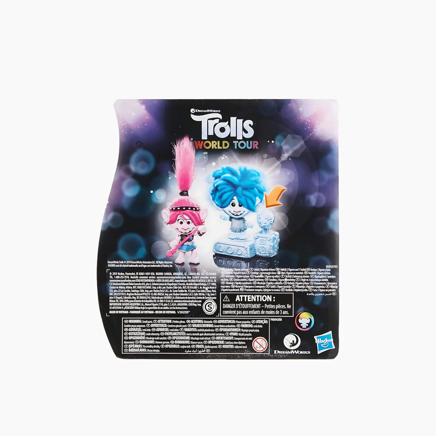Hasbro Trolls Dreamworks World Tour Vibe City Bobblehead Figure - Image 4