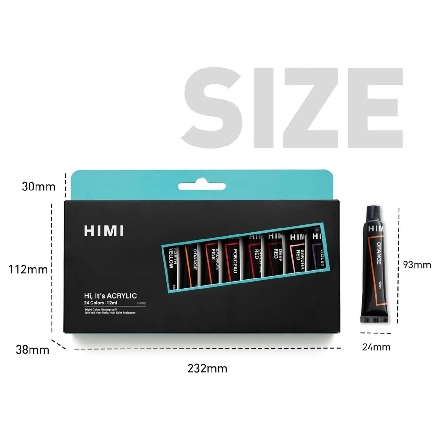 Miya Acrylic Paint Tube Set - Image 11