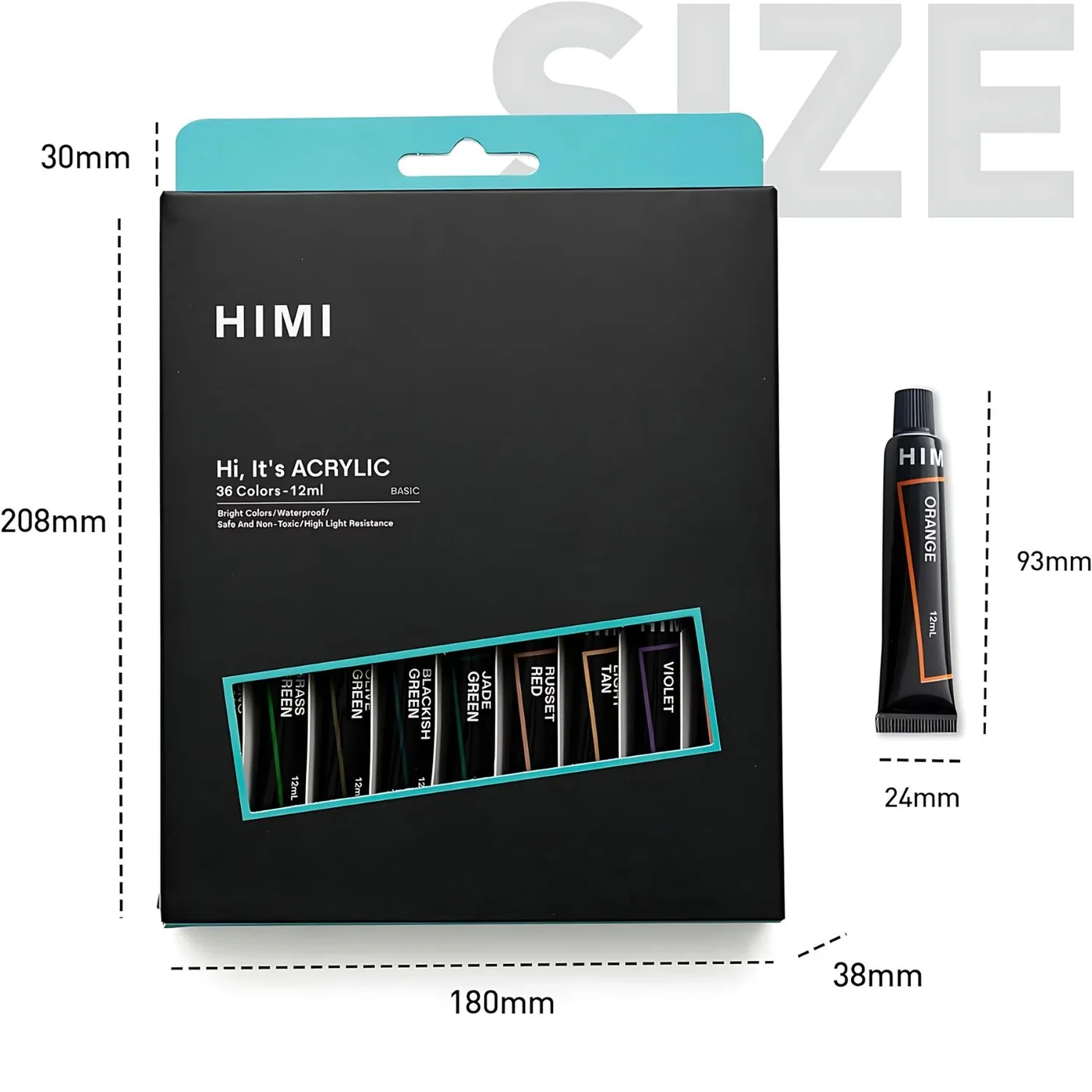 Miya Acrylic Paint Tube Set - Image 4