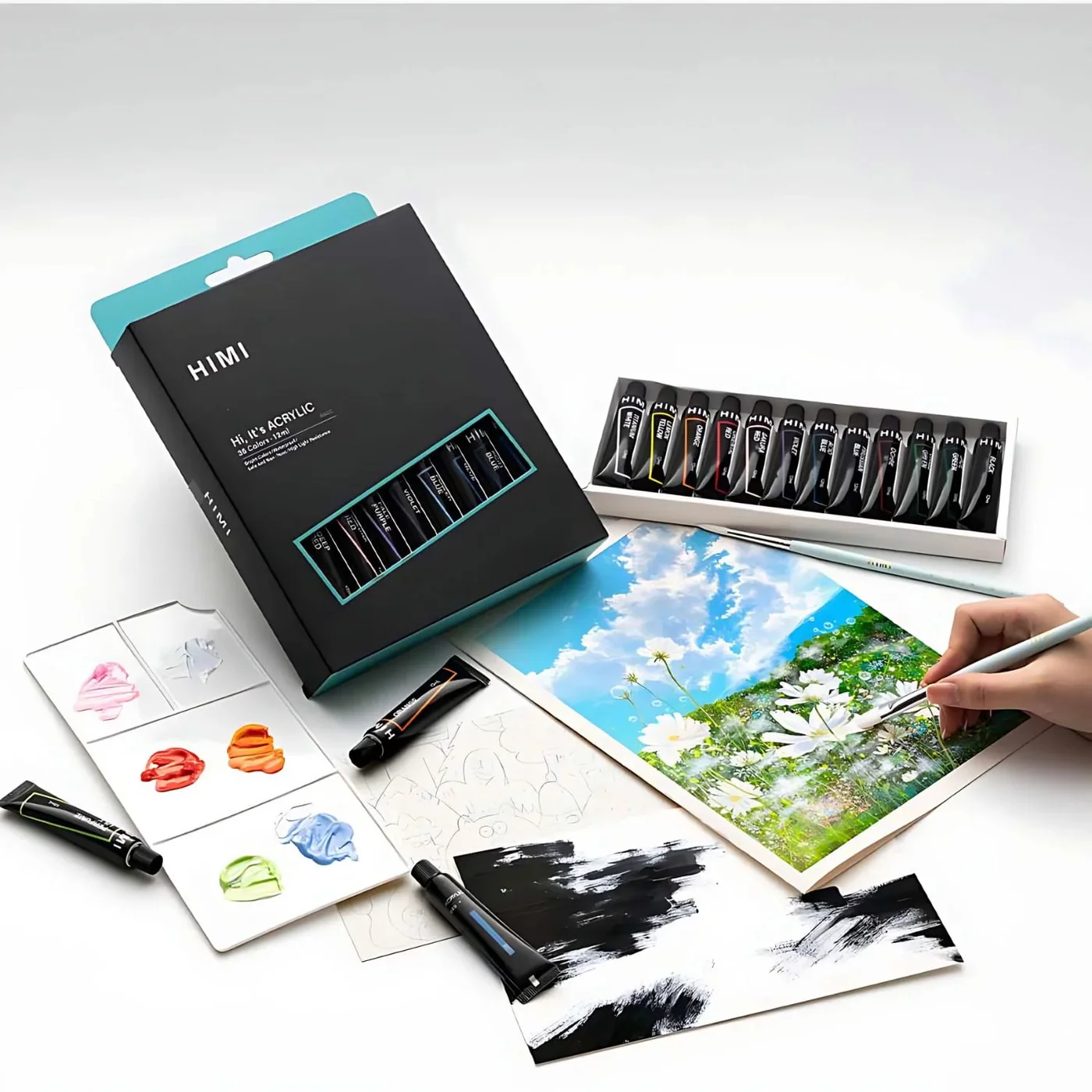 Miya Acrylic Paint Tube Set - Image 7