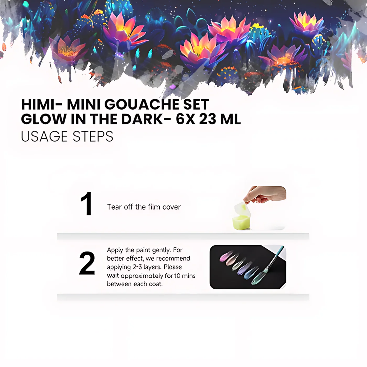 Miya Himi Gouache Paint Set - Image 7