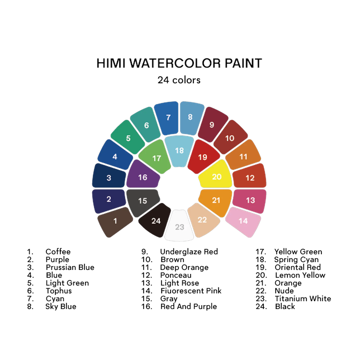 Miya Himi Solid Watercolor Set - Image 6