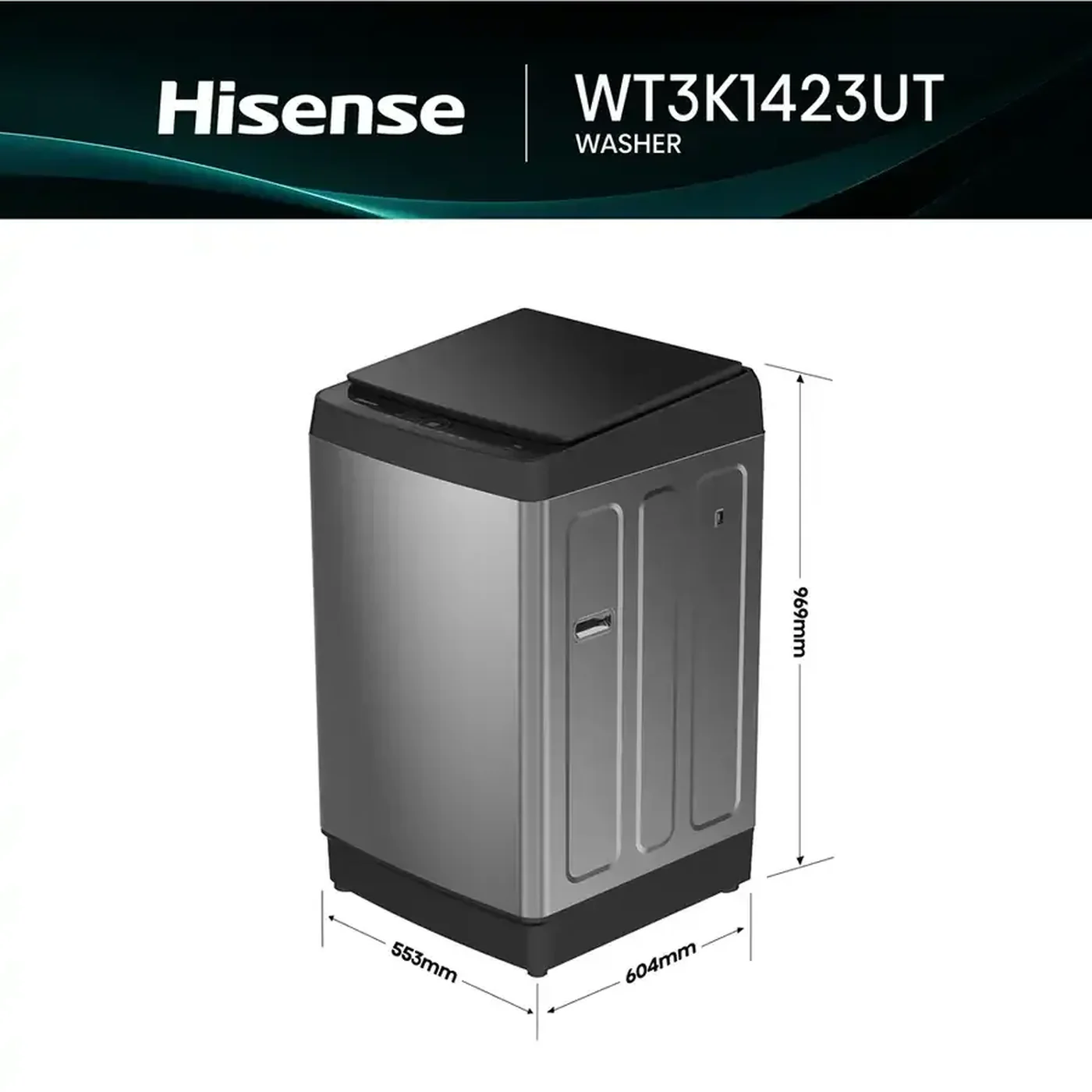 Hisense Washing Machine - 14 Kg - Top Loading - Image 4