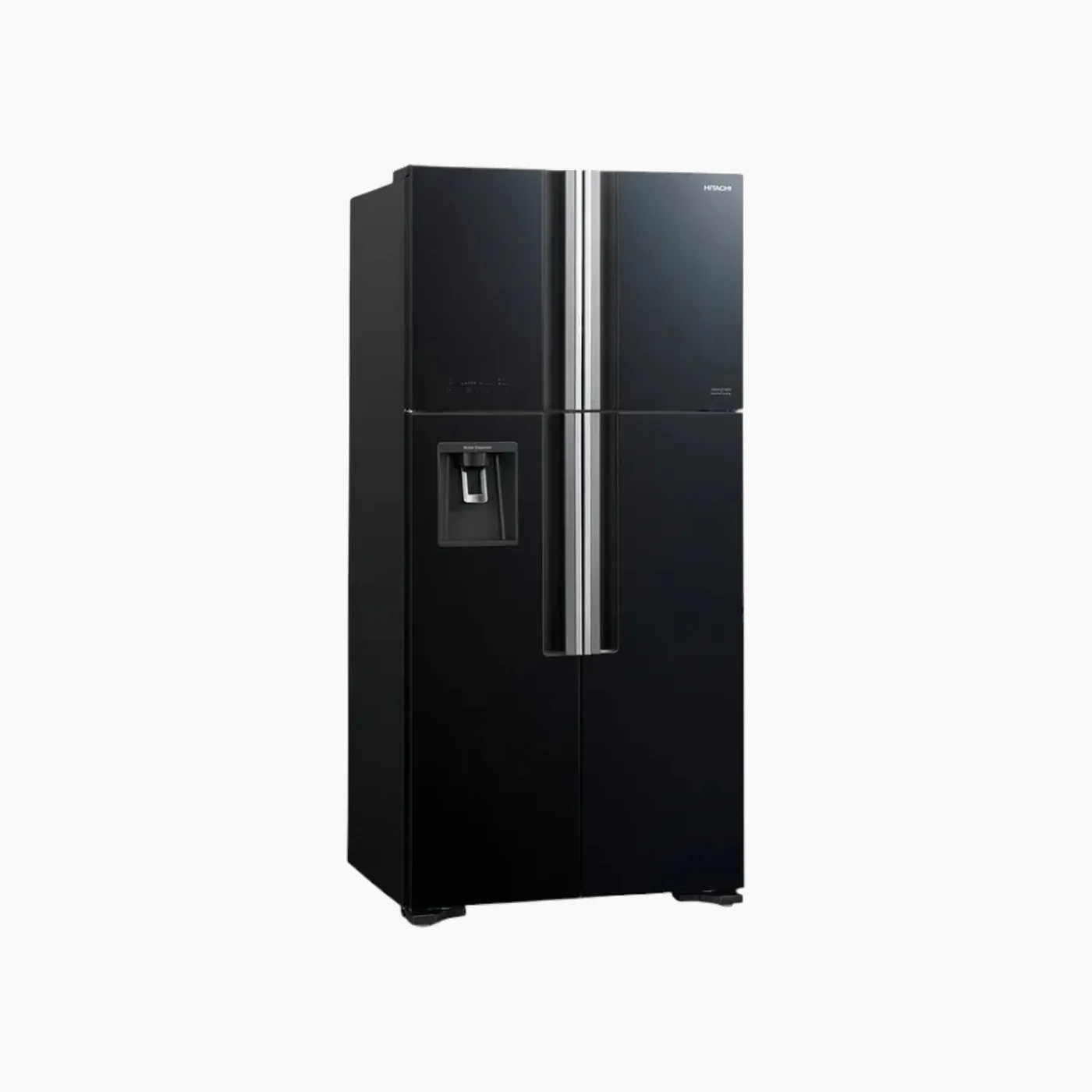 Hitachi 540 L 4-Door Inverter Refrigerator Black Glass - Image 2