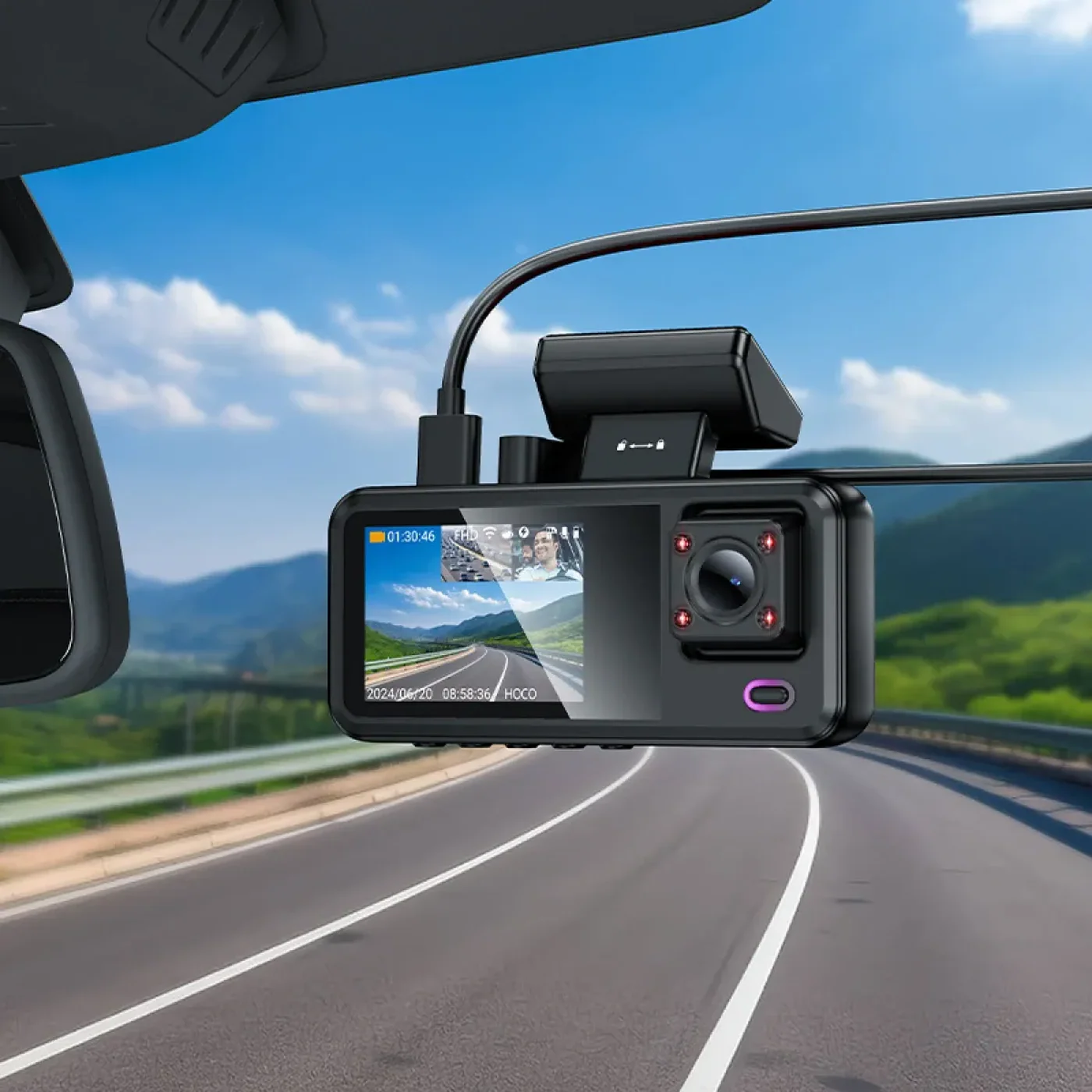 YESIDO HOCO DV15 Car Dash Camera - Image 6