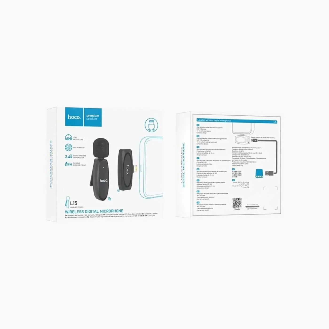 Hoco L15 Wireless Microphone - Image 5