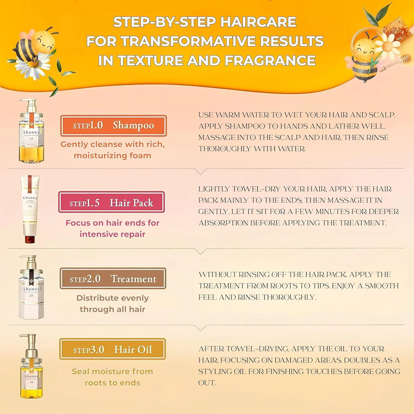 &honey Deep Moist Hair Oil - Image 2