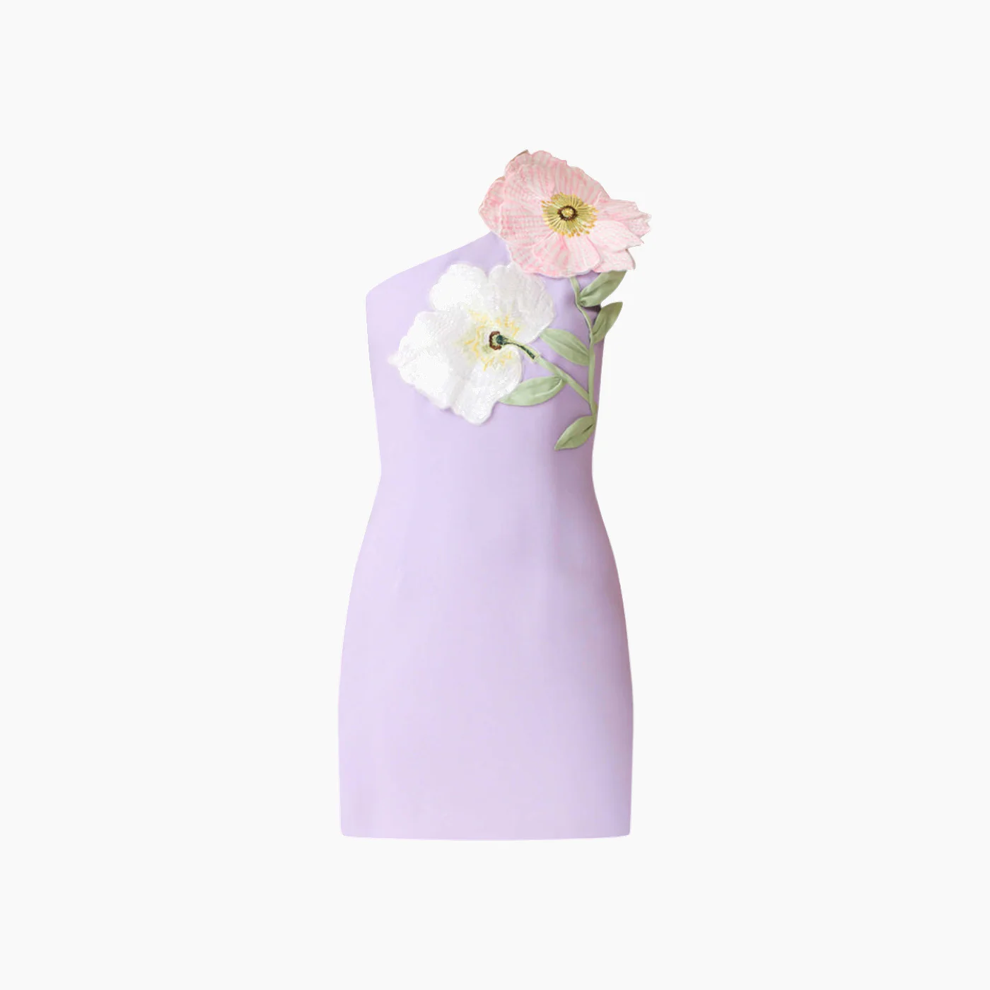 Elliatt Hope One Shoulder Mini Dress in Purple