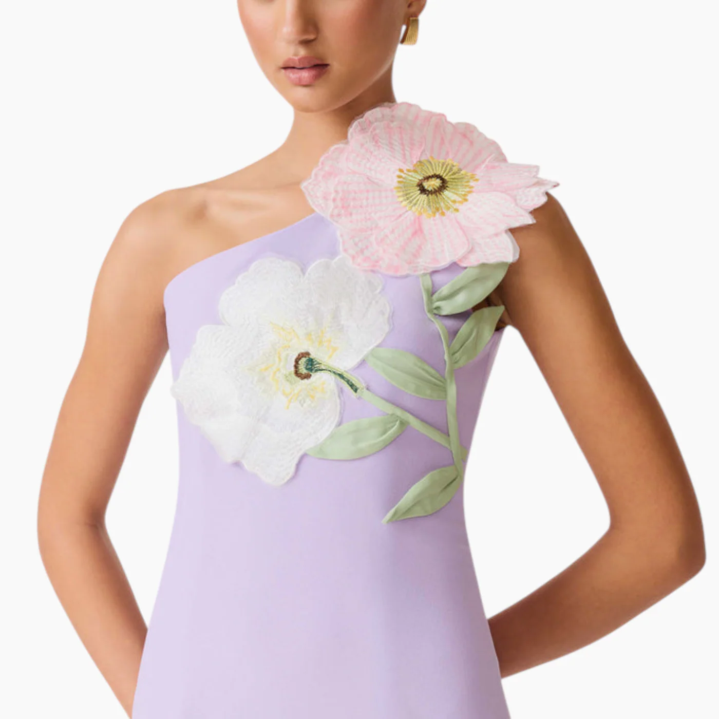 Elliatt Hope One Shoulder Mini Dress in Purple - Image 6