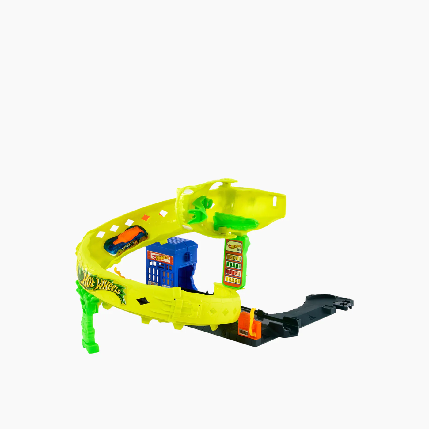 Mattel Hot Wheels City Snake Gas Station