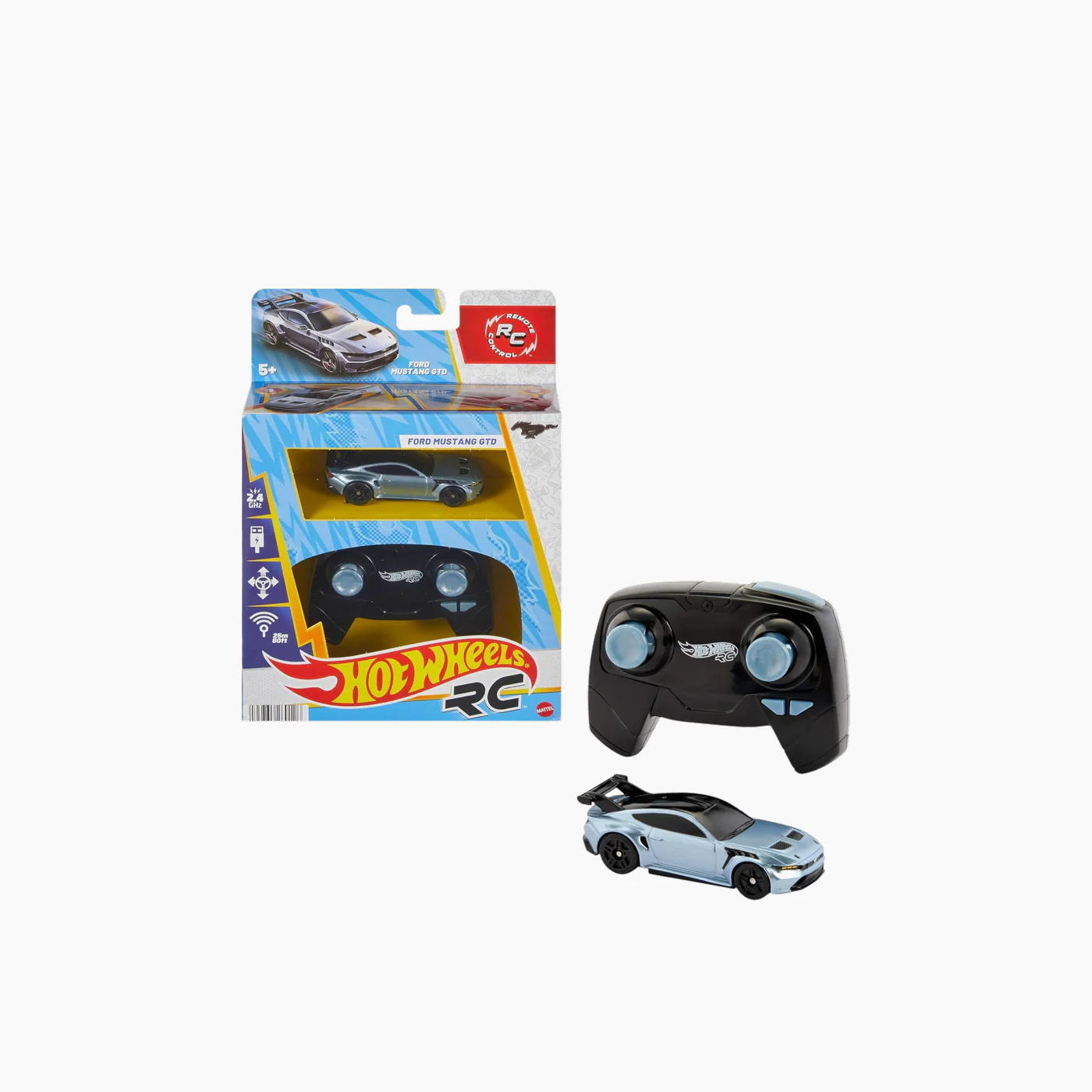 Mattel Hot Wheels R/C 1:64 Ford Mustang GTD - Image 2