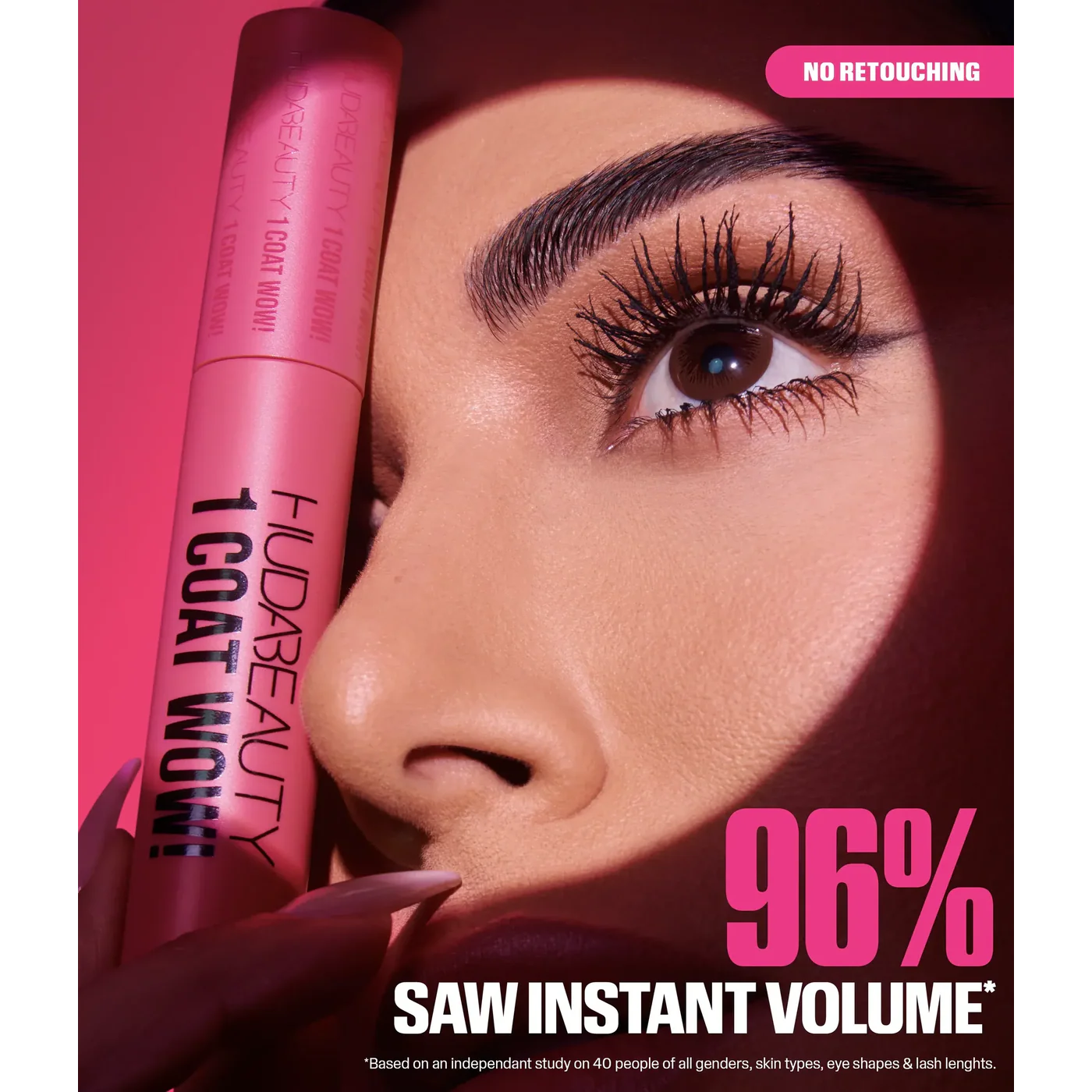 Huda Beauty 1 Coat WOW Mascara - Image 5