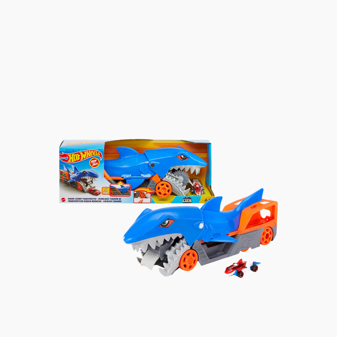 Hot Wheels City Shark Chomp Transport - Image 3
