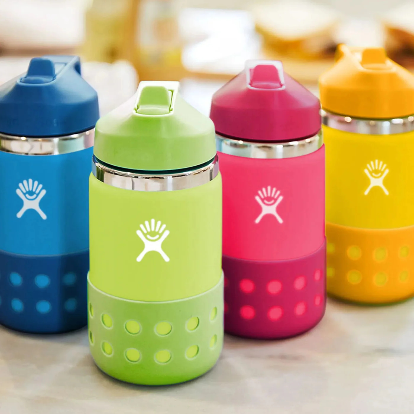 Hydro Flask 12 Oz Kids Wide Mouth Straw Lid & Boot Water Bottle - Image 16