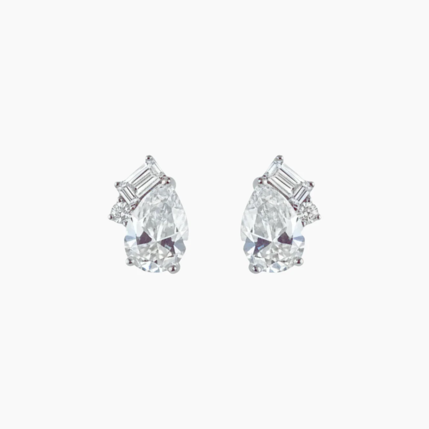 Illumine Gold Celeste Cluster Studs Earrings