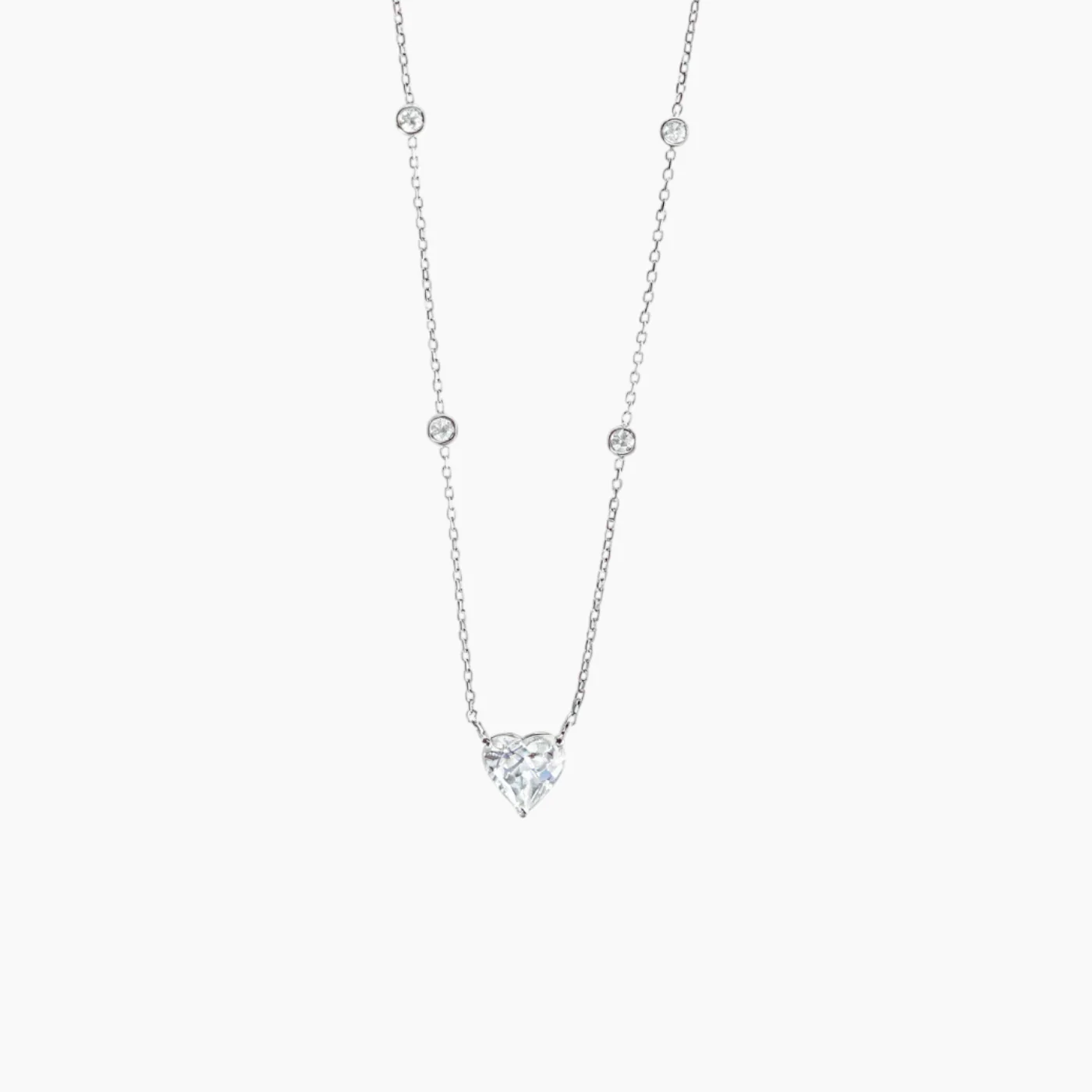 Illumine Gold Heart Light Pendant Necklace
